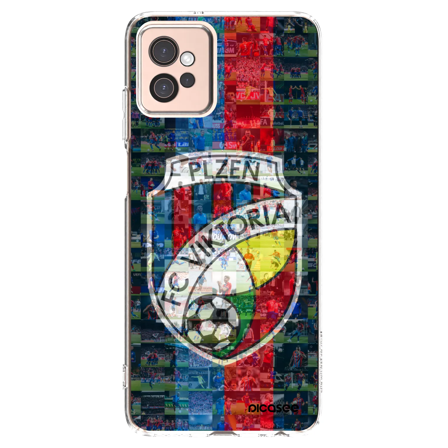 Picasee silikonový průhledný obal pro Motorola Moto G32 - FC Viktoria Plzeň A