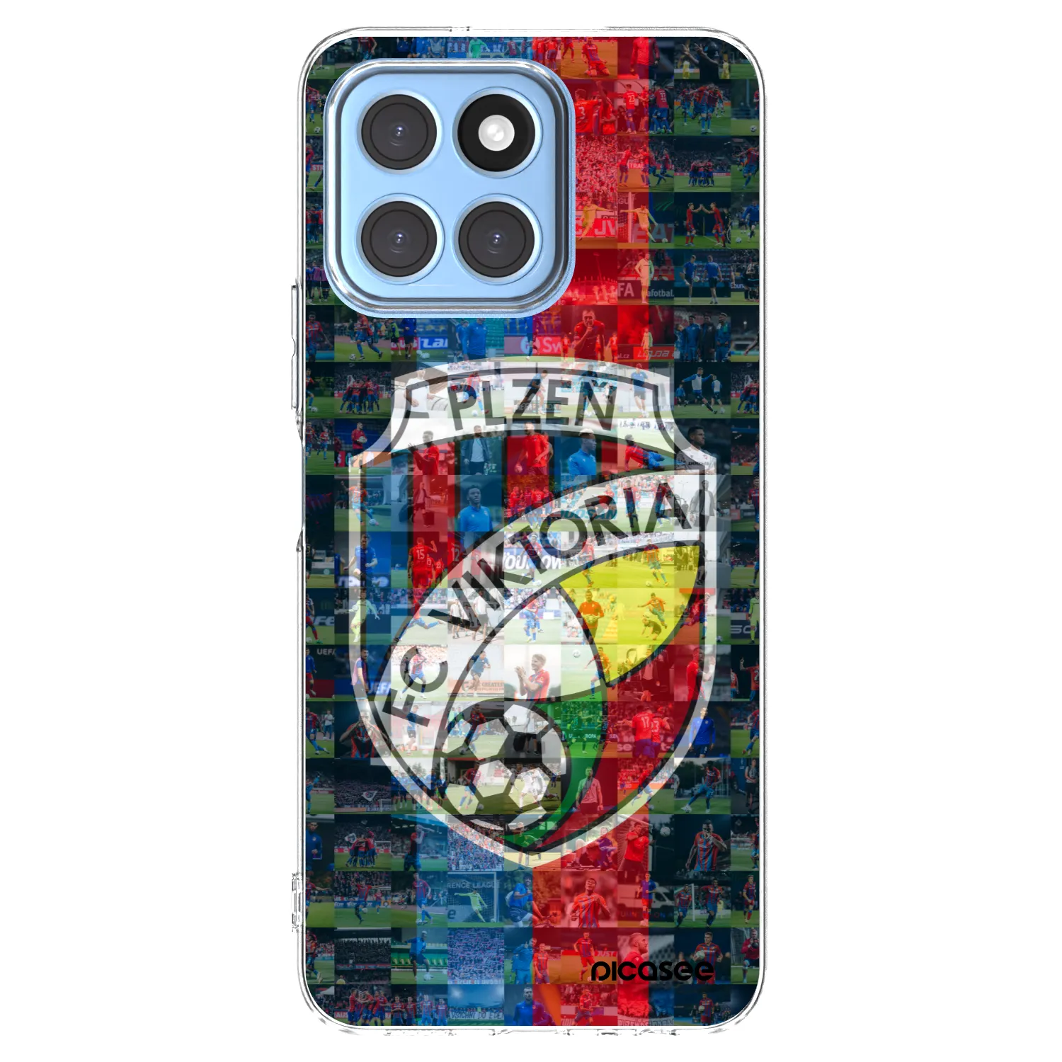 Picasee silikonový průhledný obal pro Honor X6 - FC Viktoria Plzeň A