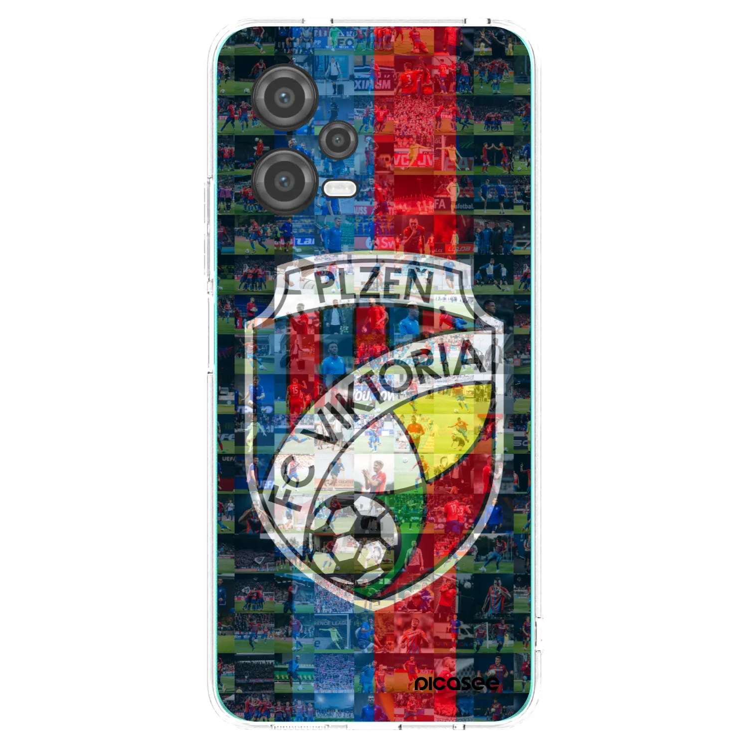 Picasee silikonový průhledný obal pro Xiaomi Poco X5 - FC Viktoria Plzeň A