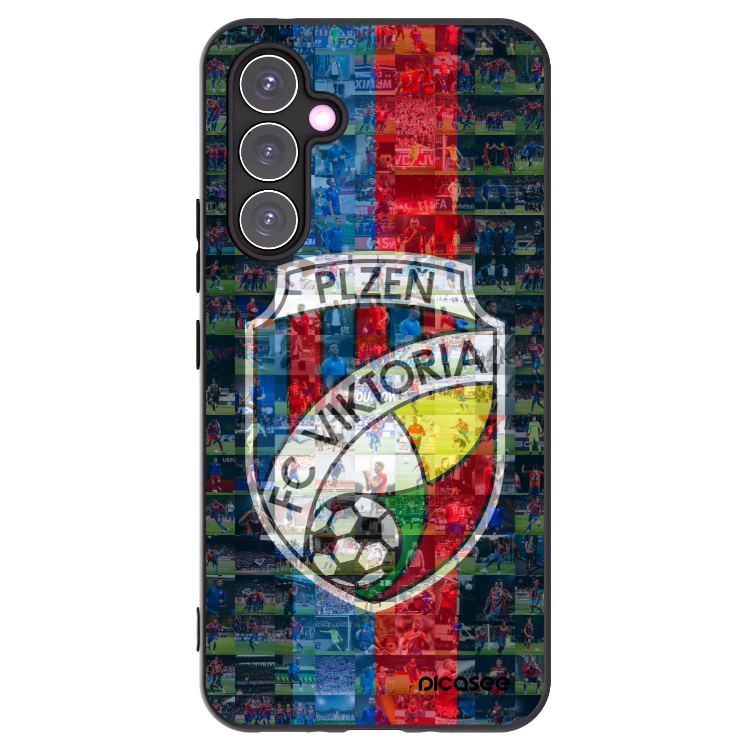 Picasee silikonový černý obal pro Samsung Galaxy A54 5G A546B - FC Viktoria Plzeň A