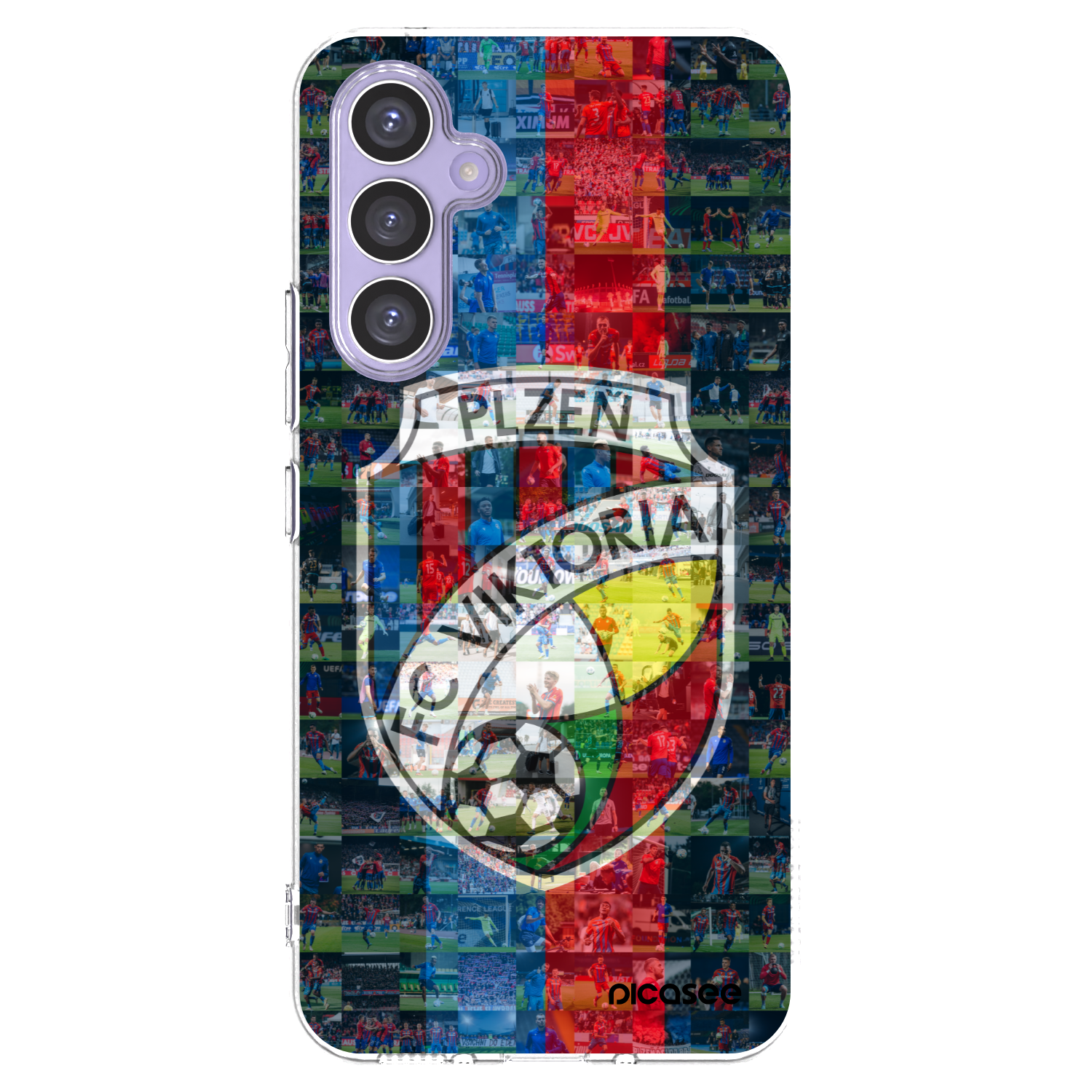 Picasee silikonový průhledný obal pro Samsung Galaxy A54 5G A546B - FC Viktoria Plzeň A