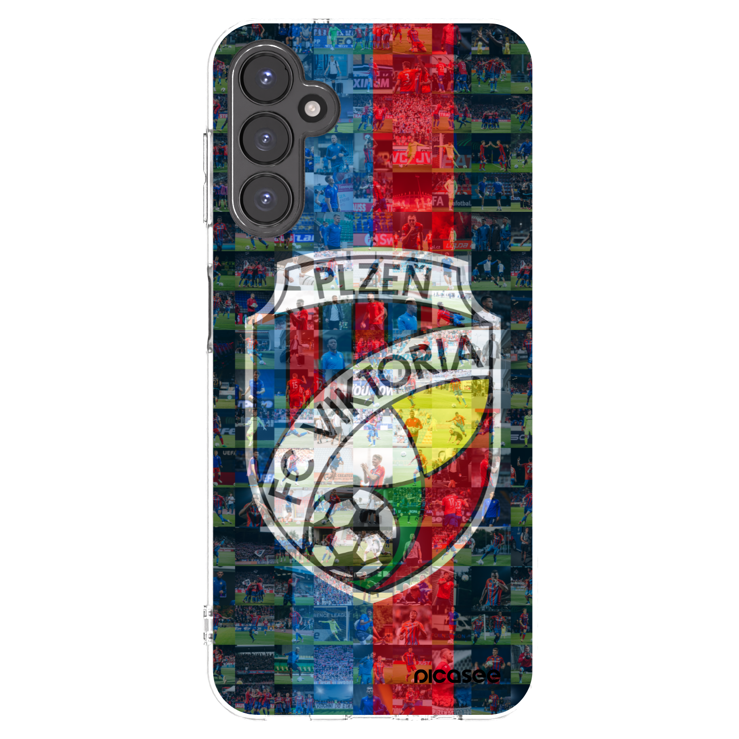 Picasee silikonový průhledný obal pro Samsung Galaxy A14 4G A145R - FC Viktoria Plzeň A
