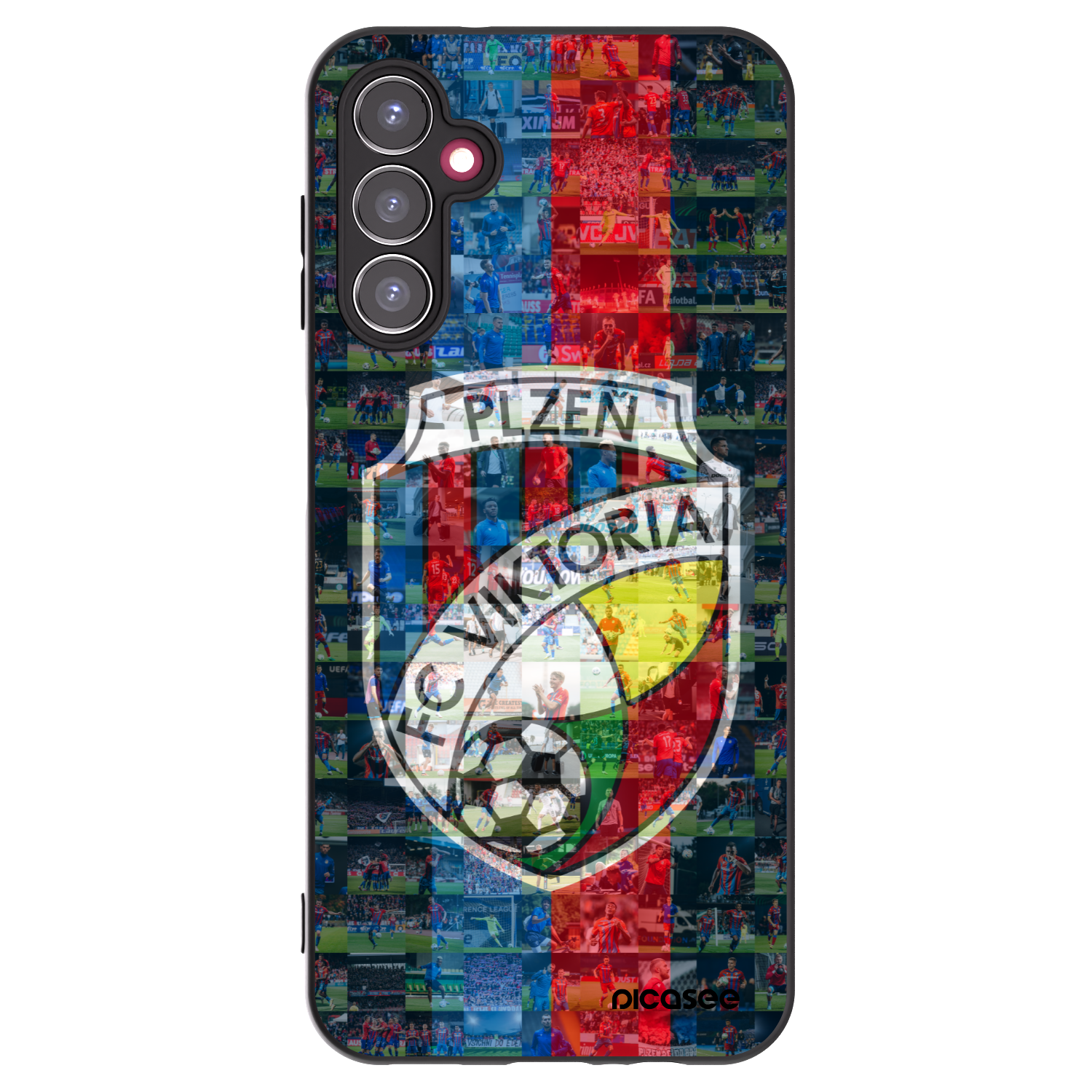 Picasee silikonový černý obal pro Samsung Galaxy A14 5G A146P - FC Viktoria Plzeň A