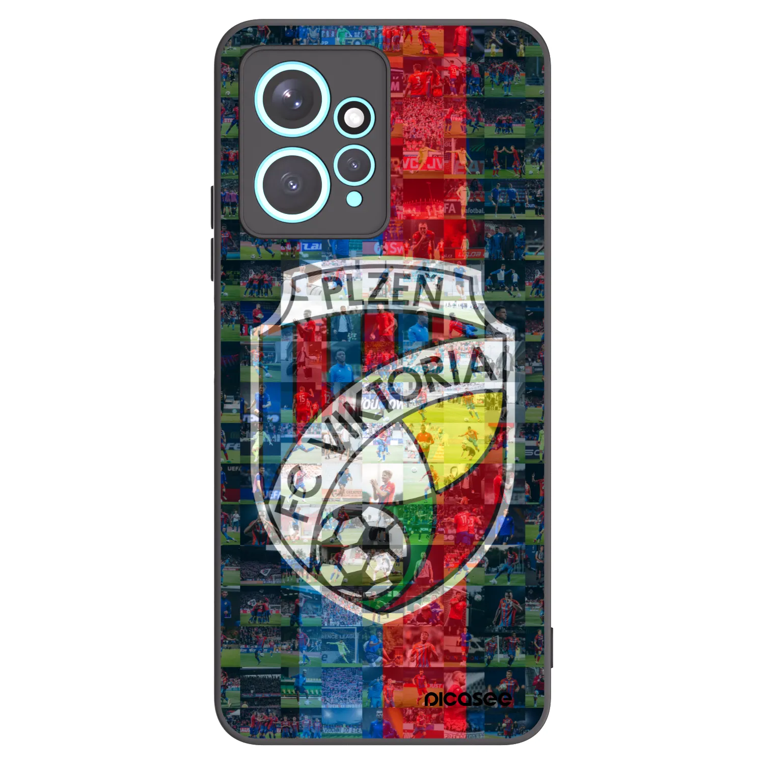Picasee silikonový černý obal pro Xiaomi Redmi Note 12 4G - FC Viktoria Plzeň A