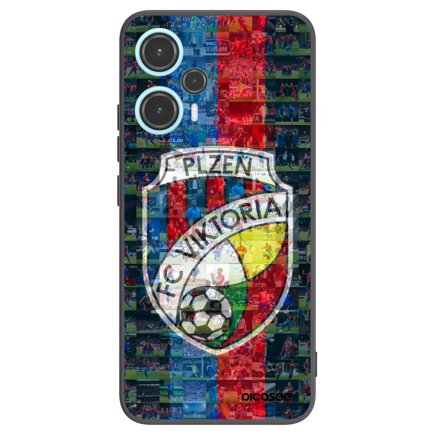 Picasee silikonový černý obal pro Xiaomi Poco F5 - FC Viktoria Plzeň A