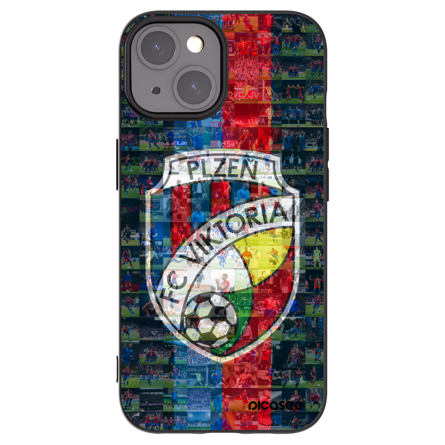 Picasee silikonový černý obal pro Apple iPhone 15 - FC Viktoria Plzeň A