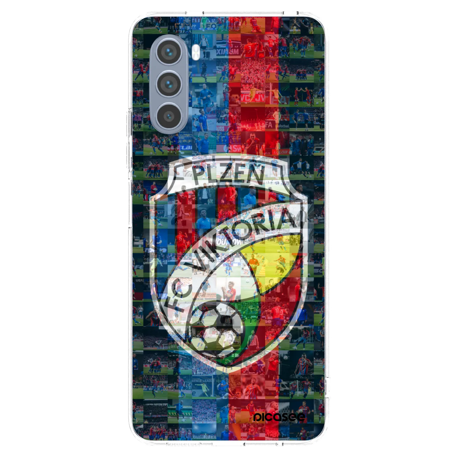 Picasee silikonový průhledný obal pro Motorola Moto G62 - FC Viktoria Plzeň A
