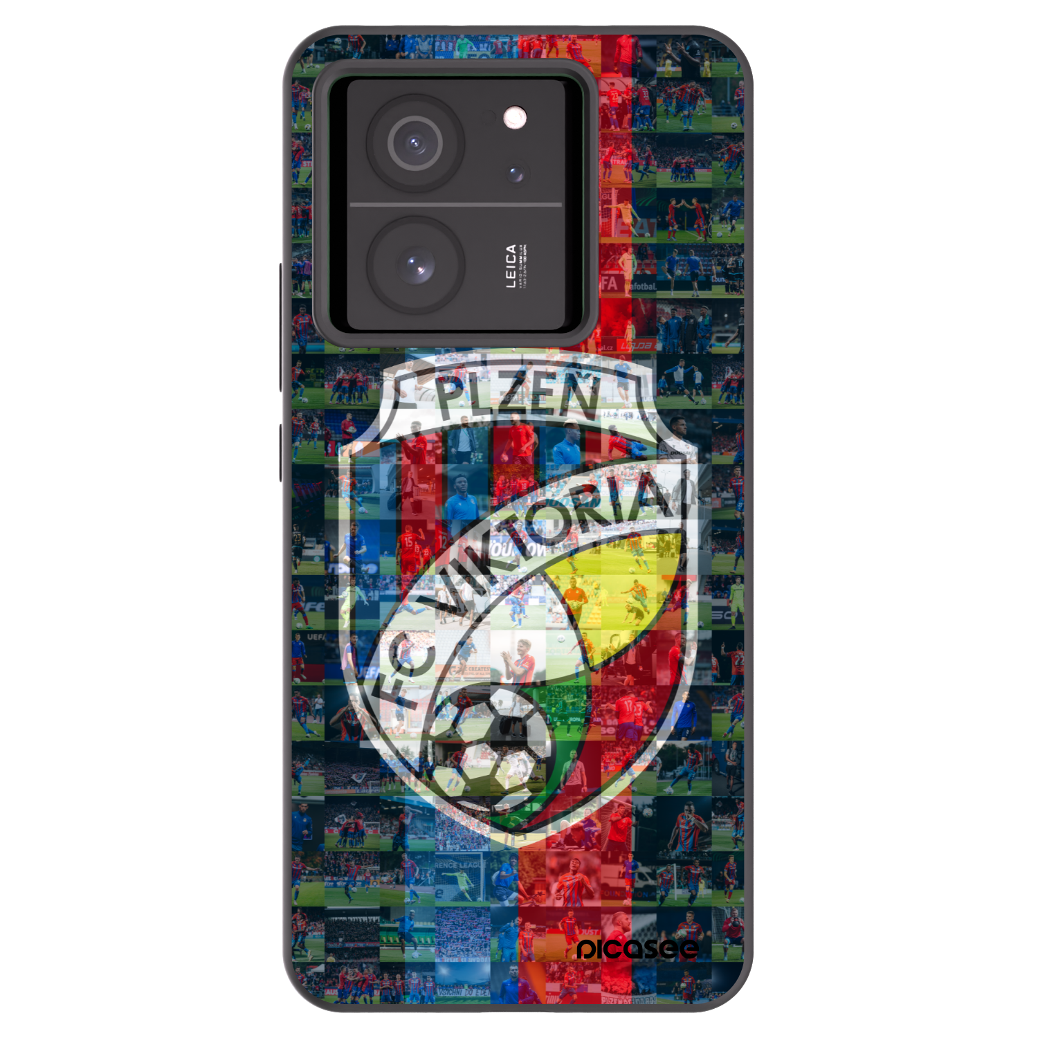 Picasee silikonový černý obal pro Xiaomi 13T - FC Viktoria Plzeň A