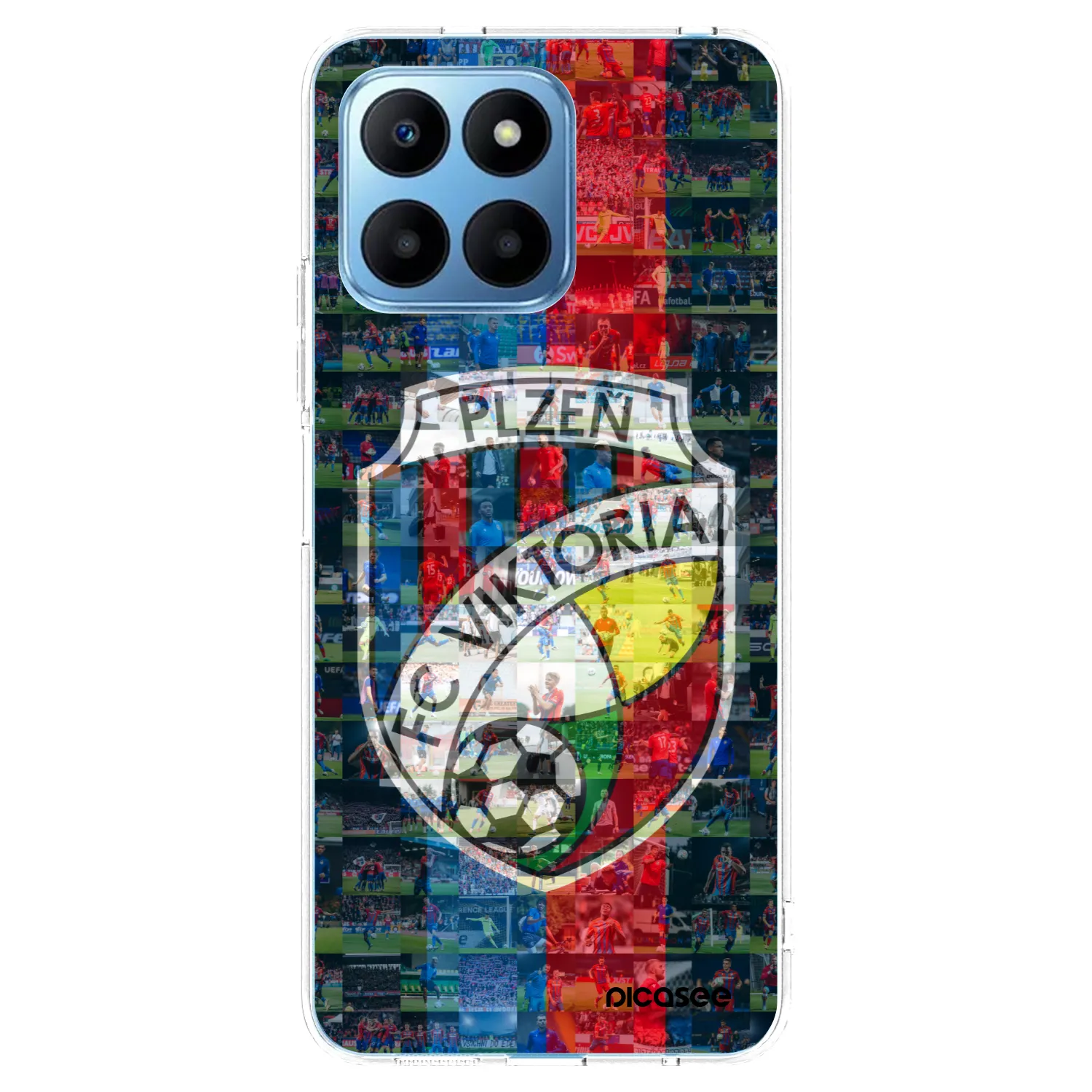 Picasee silikonový průhledný obal pro Honor 70 Lite - FC Viktoria Plzeň A