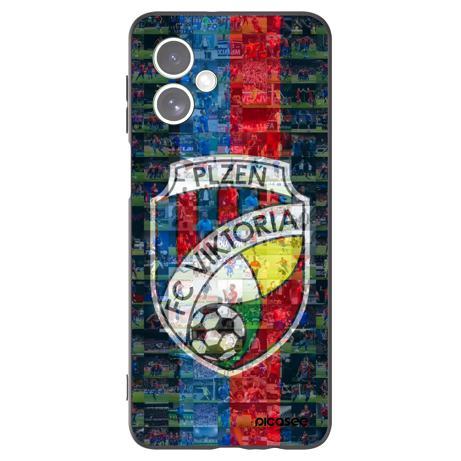 Picasee silikonový černý obal pro Motorola Moto G54 5G - FC Viktoria Plzeň A