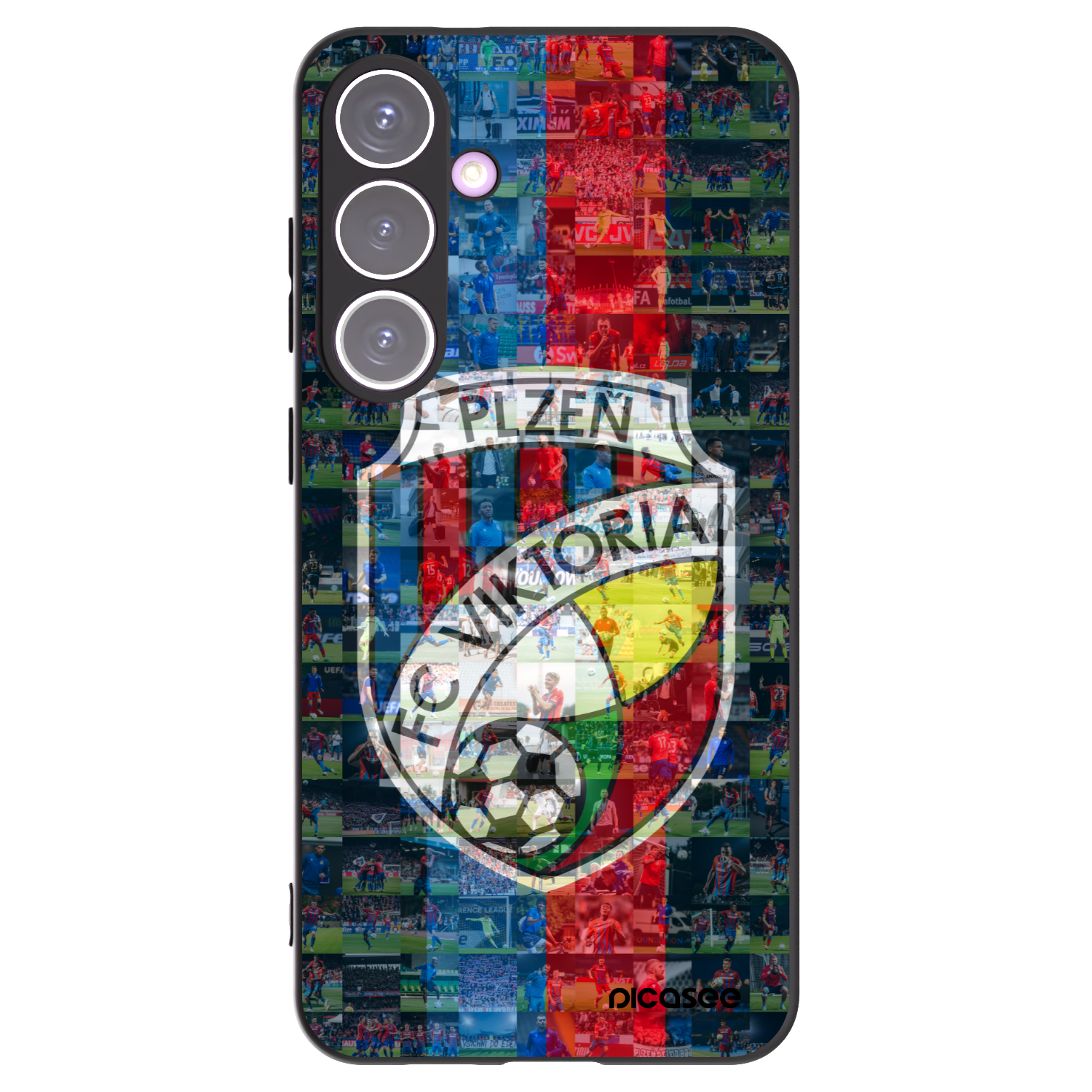 Picasee silikonový černý obal pro Samsung Galaxy S24+ S926B 5G - FC Viktoria Plzeň A