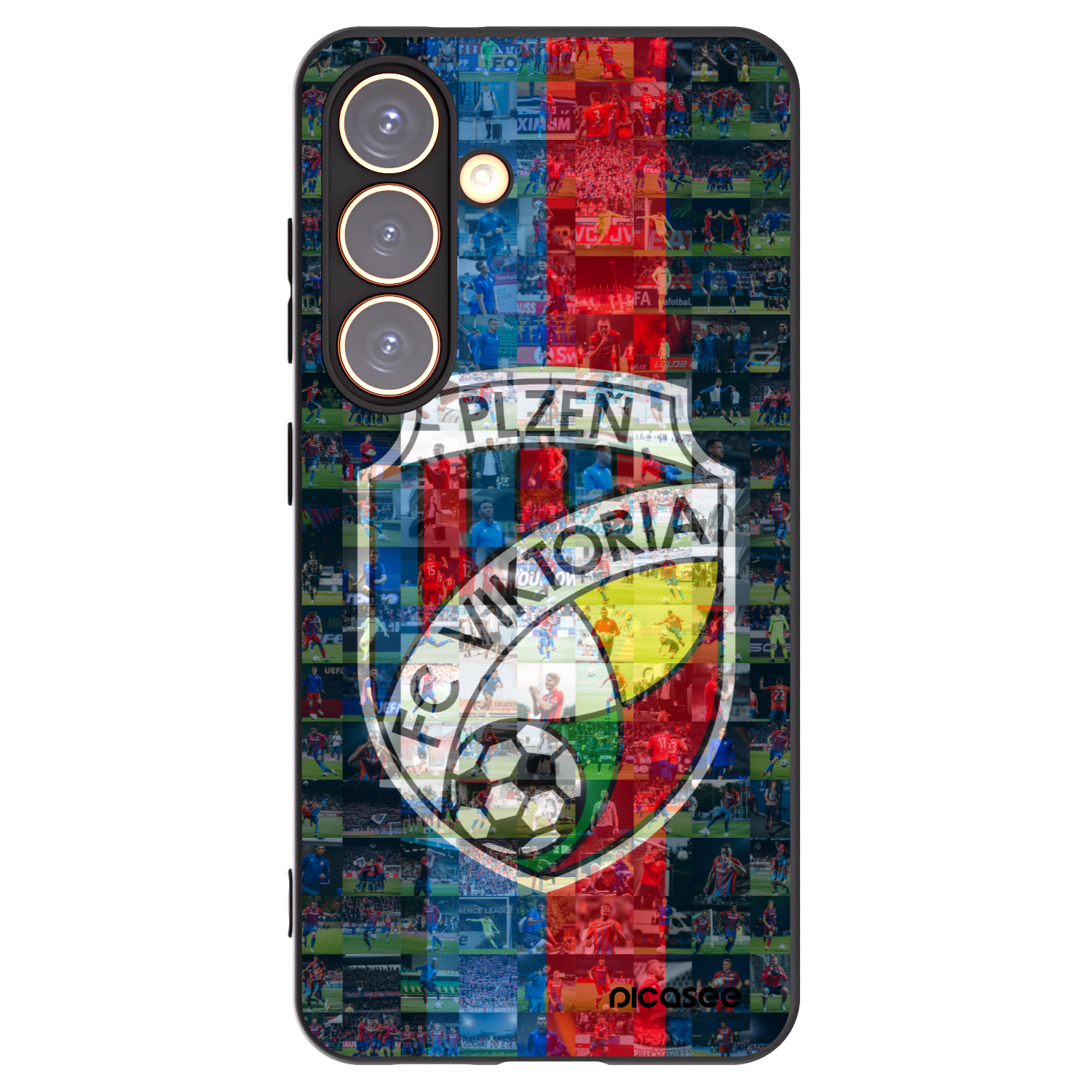 Picasee silikonový černý obal pro Samsung Galaxy S24 S921B 5G - FC Viktoria Plzeň A