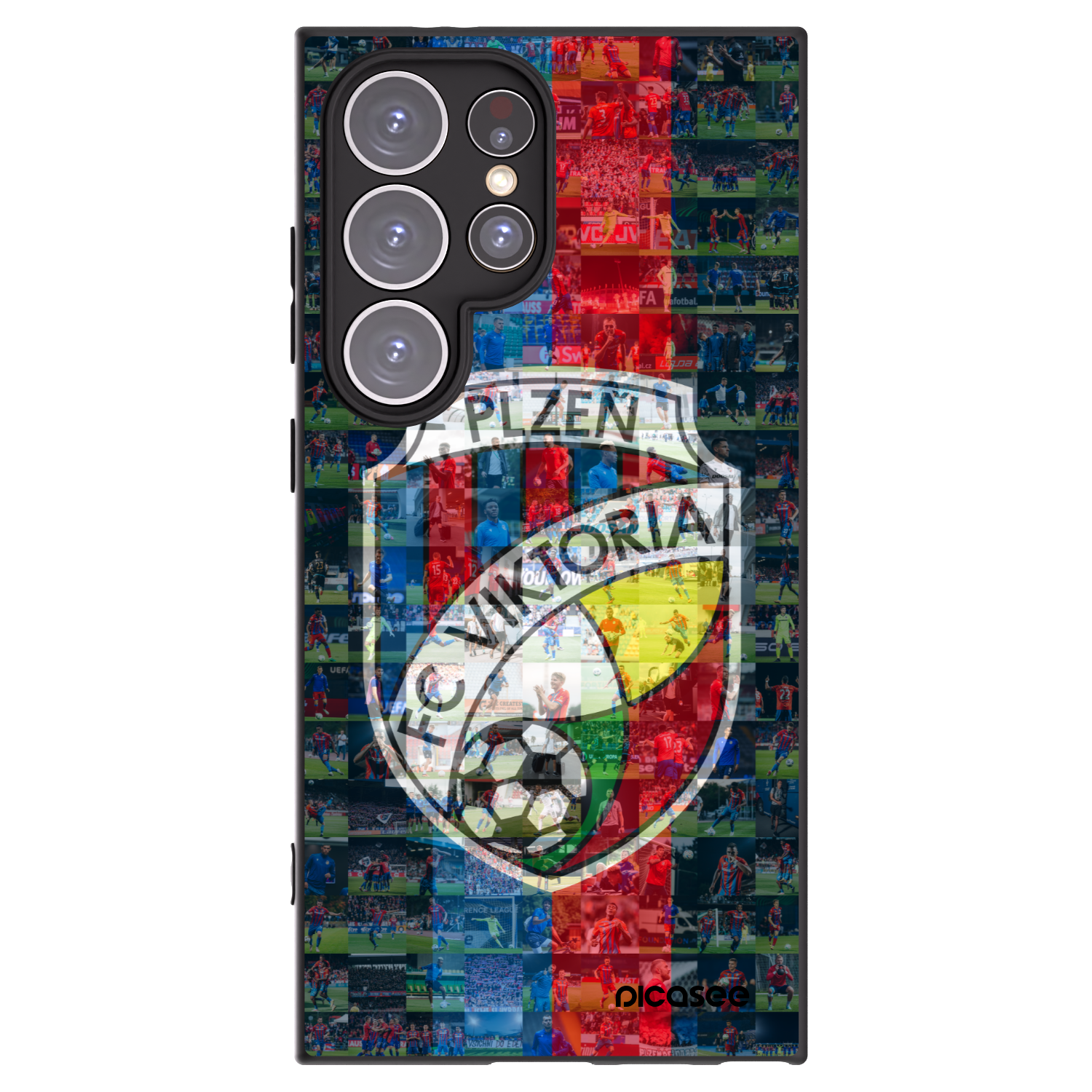 Picasee silikonový černý obal pro Samsung Galaxy S24 Ultra S928B 5G - FC Viktoria Plzeň A