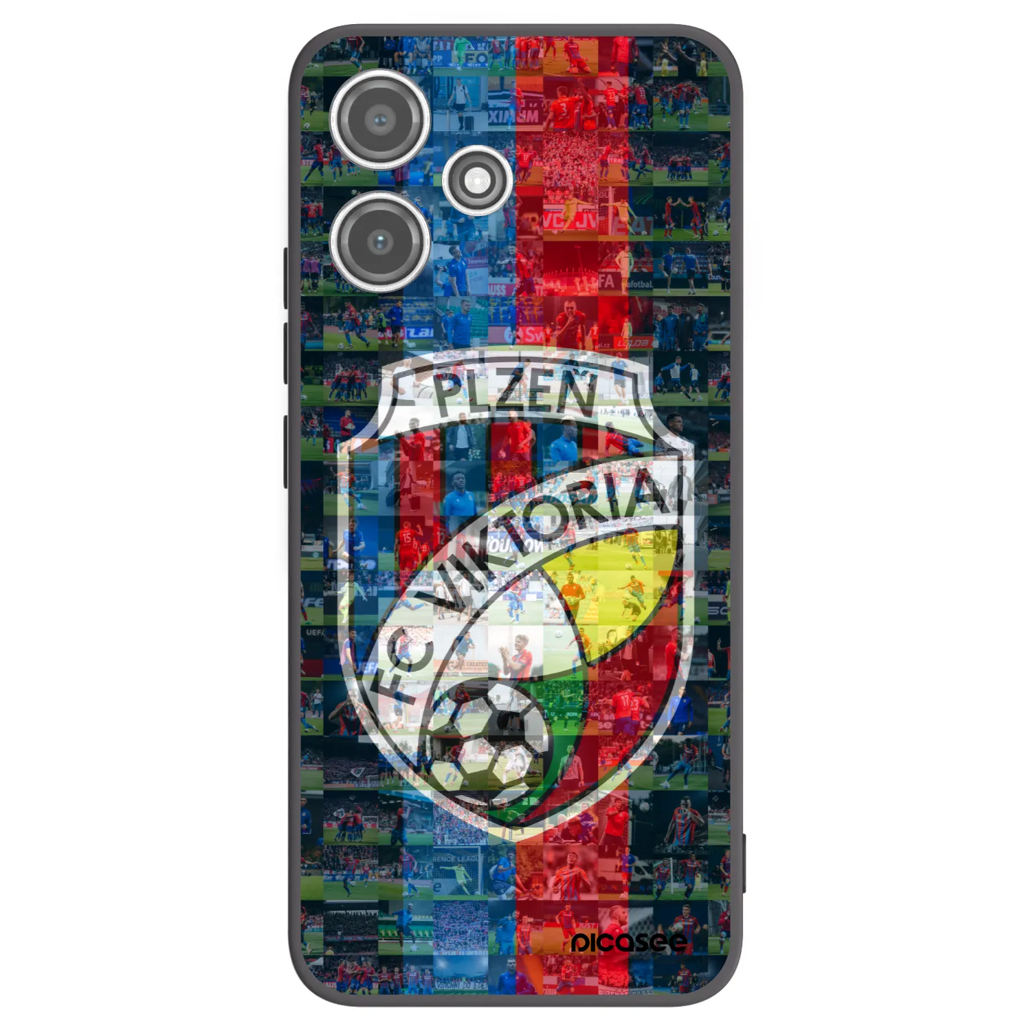 Picasee silikonový černý obal pro Xiaomi Redmi 12 5G - FC Viktoria Plzeň A