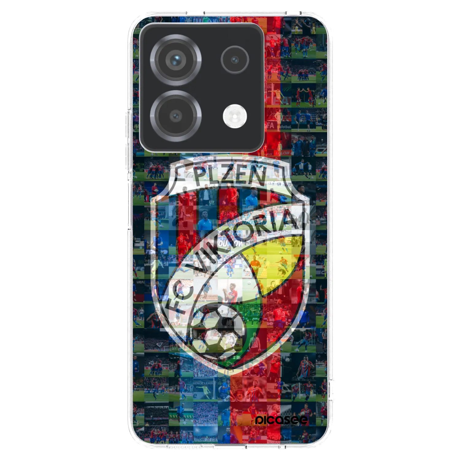 Picasee silikonový průhledný obal pro Xiaomi Poco X6 - FC Viktoria Plzeň A