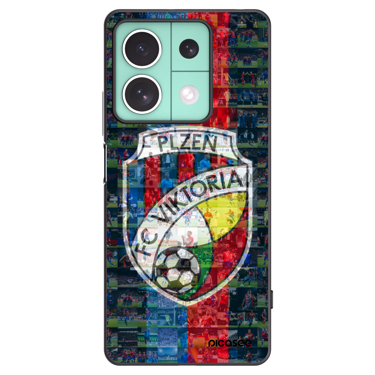 Picasee silikonový černý obal pro Xiaomi Redmi Note 13 5G - FC Viktoria Plzeň A