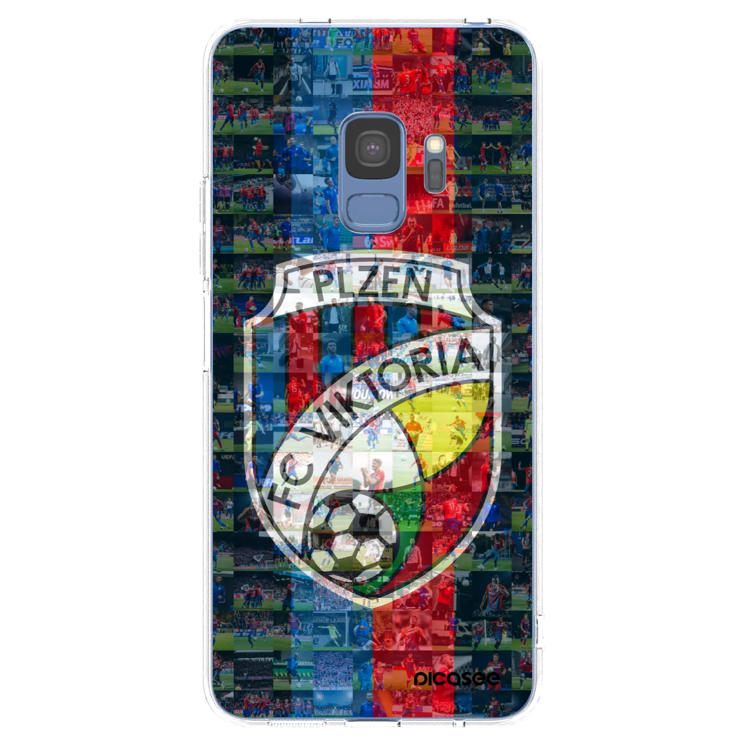 Picasee silikonový průhledný obal pro Samsung Galaxy S9 G960F - FC Viktoria Plzeň A