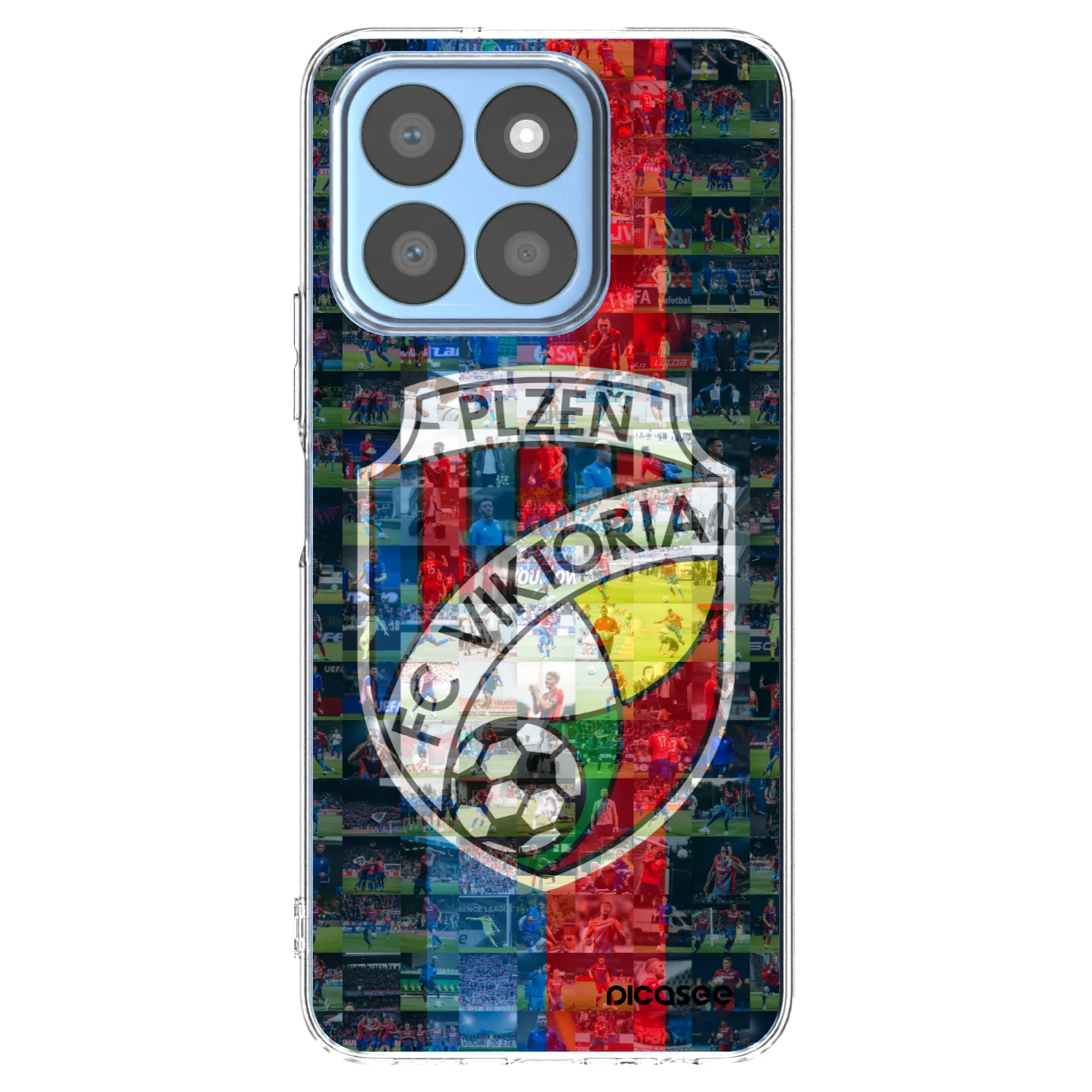 Picasee silikonový průhledný obal pro Honor X8b - FC Viktoria Plzeň A
