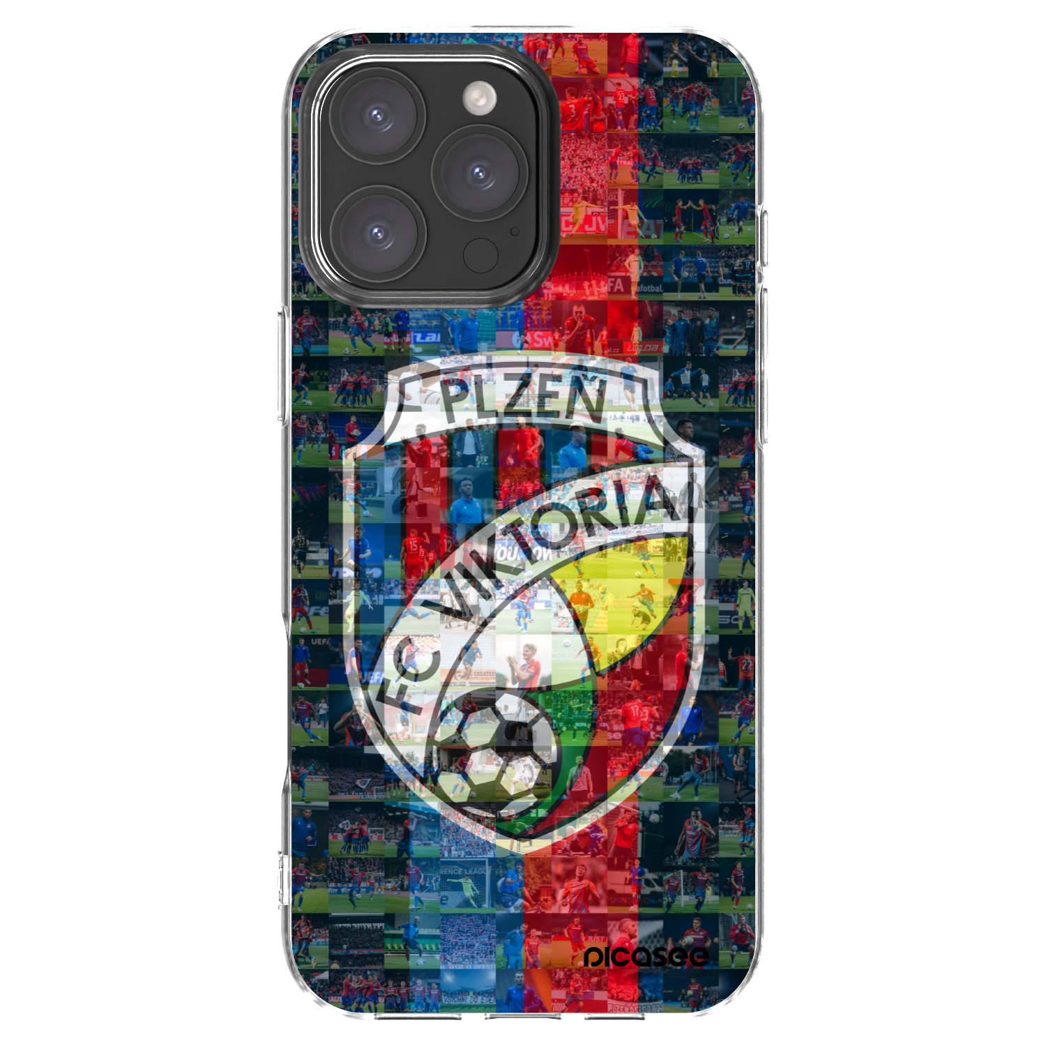 Picasee silikonový průhledný obal pro Apple iPhone 16 Pro Max - FC Viktoria Plzeň A