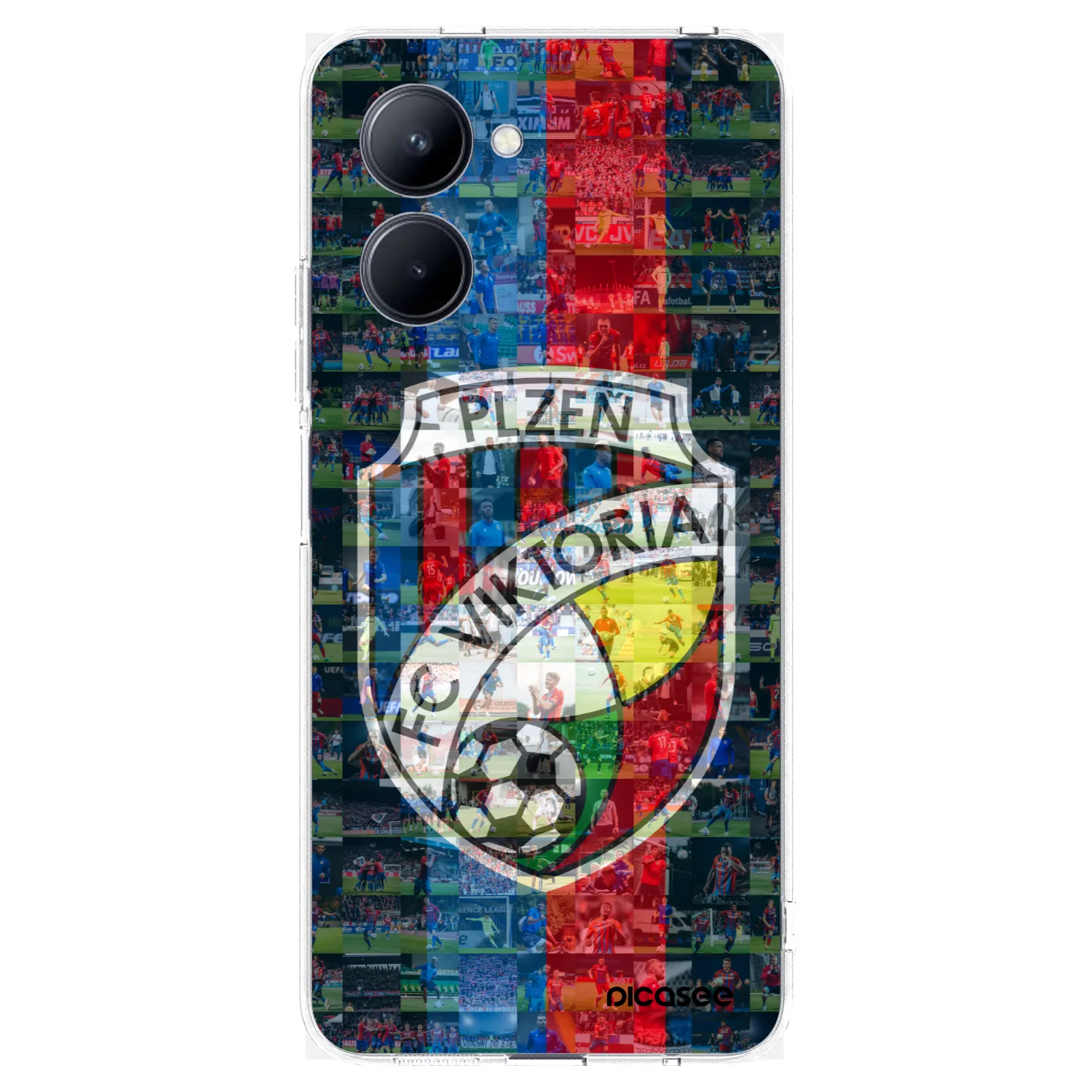Picasee silikonový průhledný obal pro Realme C33 (2023) - FC Viktoria Plzeň A