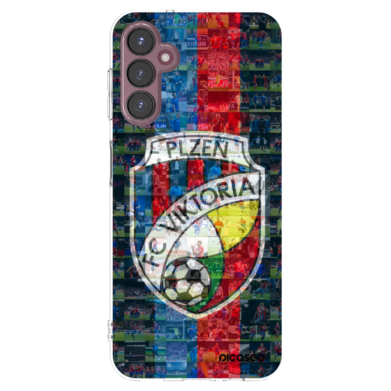 Picasee silikonový průhledný obal pro Samsung Galaxy A05s A057G - FC Viktoria Plzeň A