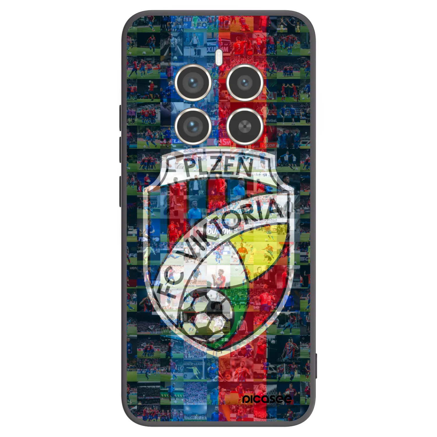 Picasee silikonový černý obal pro Realme 12 Pro 5G - FC Viktoria Plzeň A