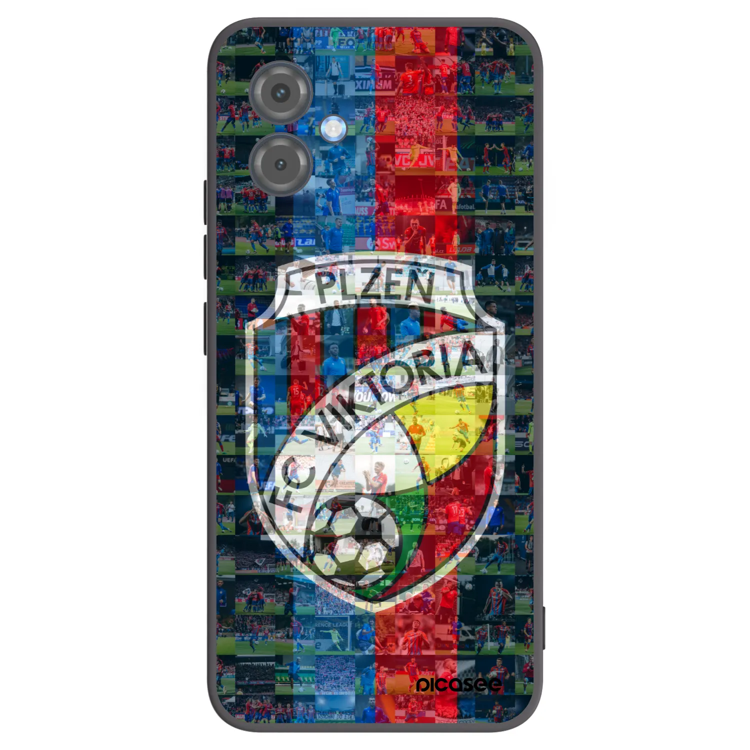 Picasee silikonový černý obal pro Motorola Moto G14 - FC Viktoria Plzeň A