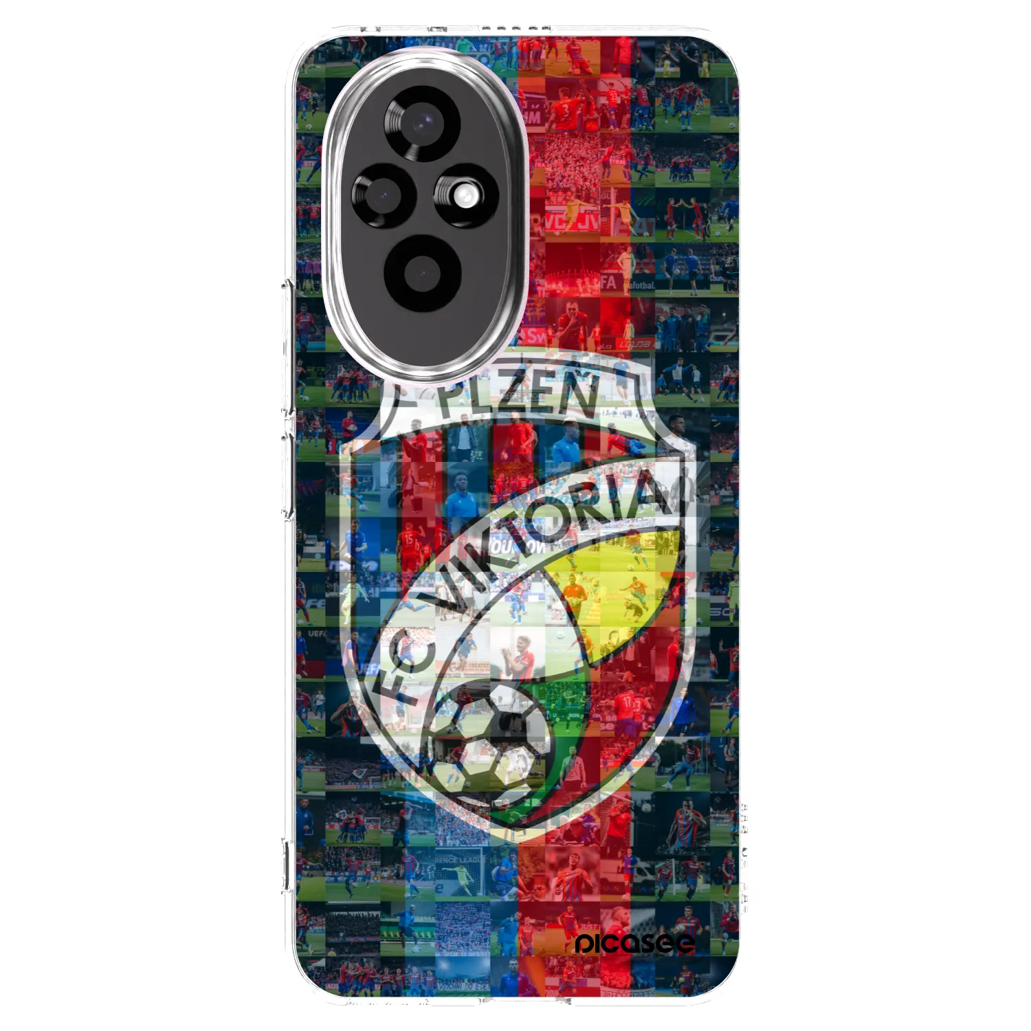 Picasee silikonový průhledný obal pro Honor 200 5G - FC Viktoria Plzeň A