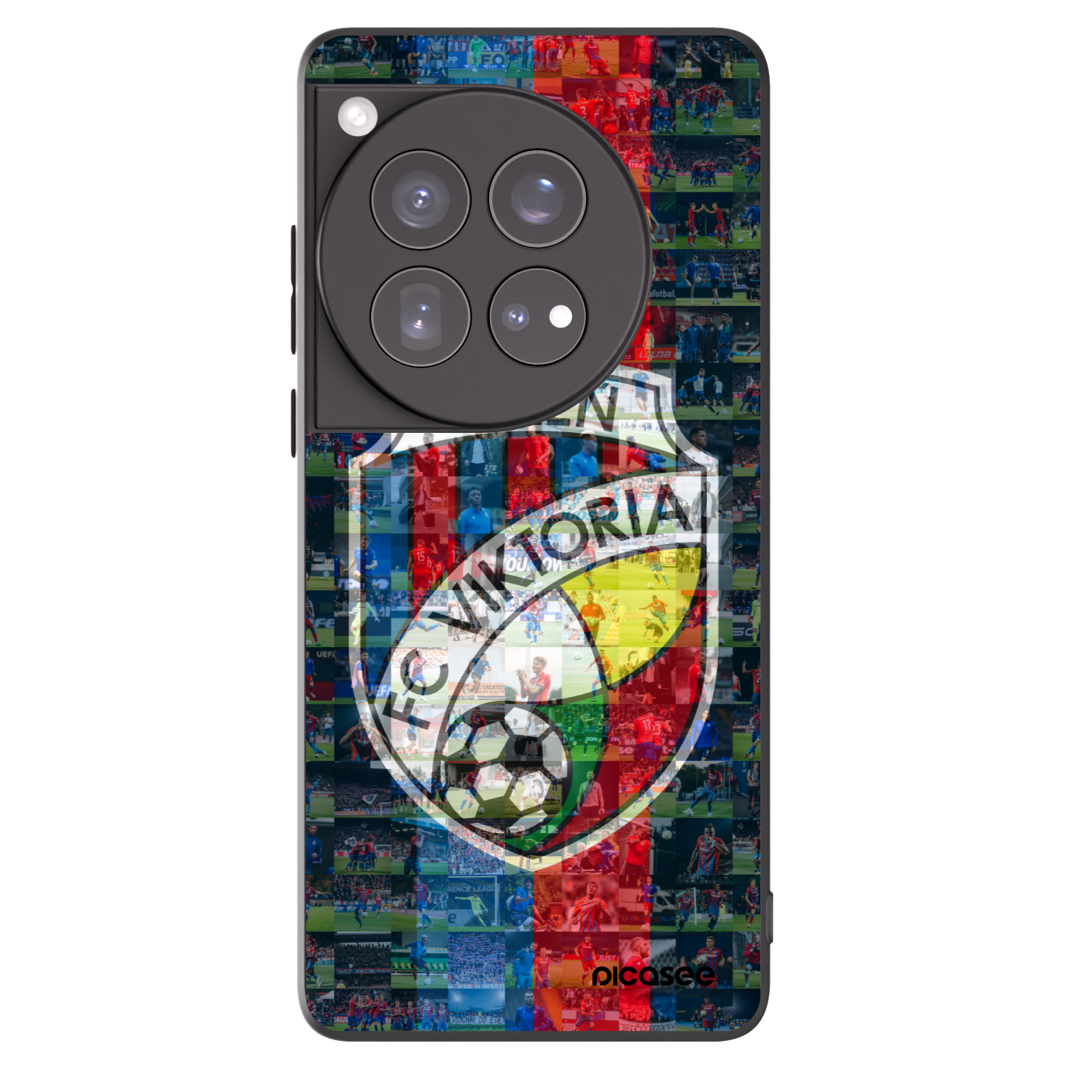 Picasee silikonový černý obal pro OnePlus 12 5G - FC Viktoria Plzeň A