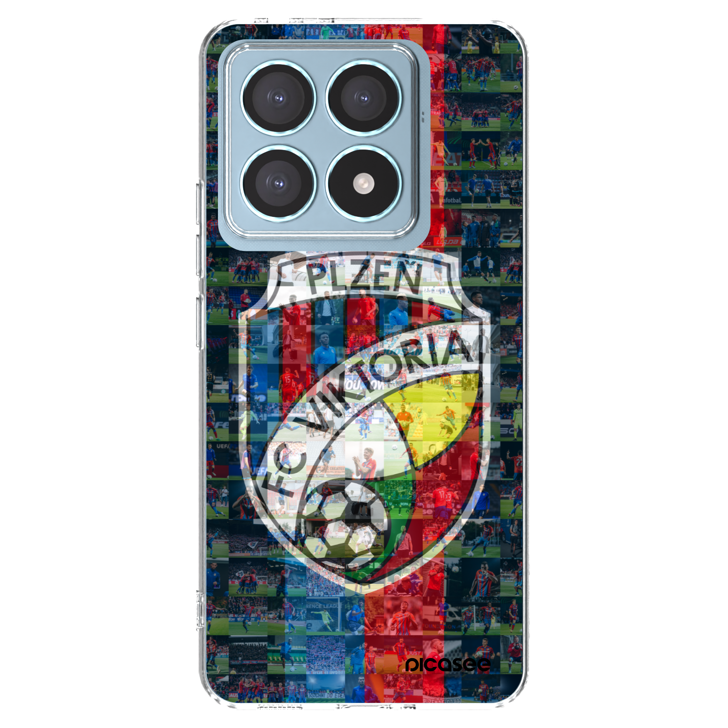 Picasee silikonový průhledný obal pro Xiaomi 14T Pro - FC Viktoria Plzeň A