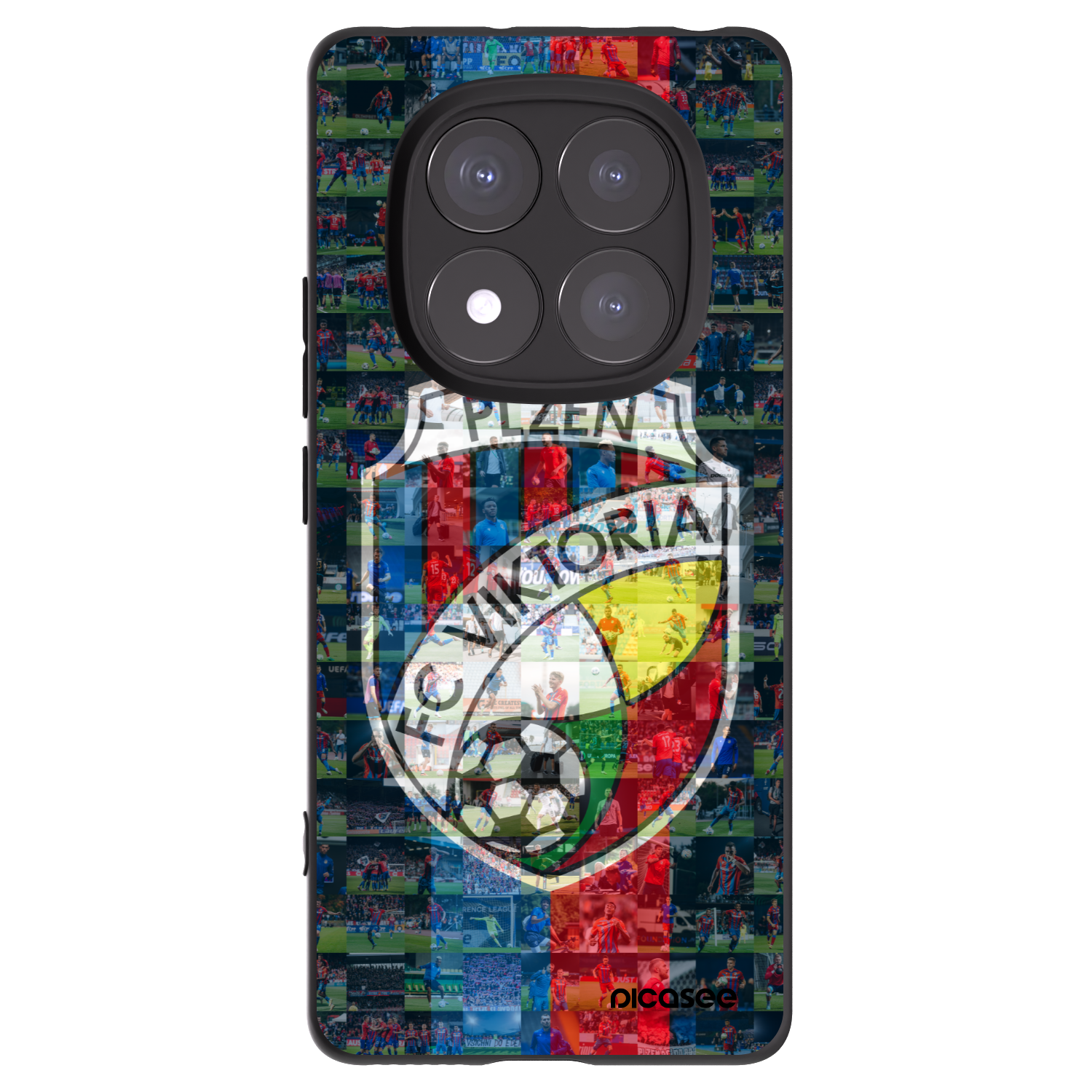 Picasee silikonový černý obal pro Xiaomi Redmi Note 14 Pro+ 5G - FC Viktoria Plzeň A