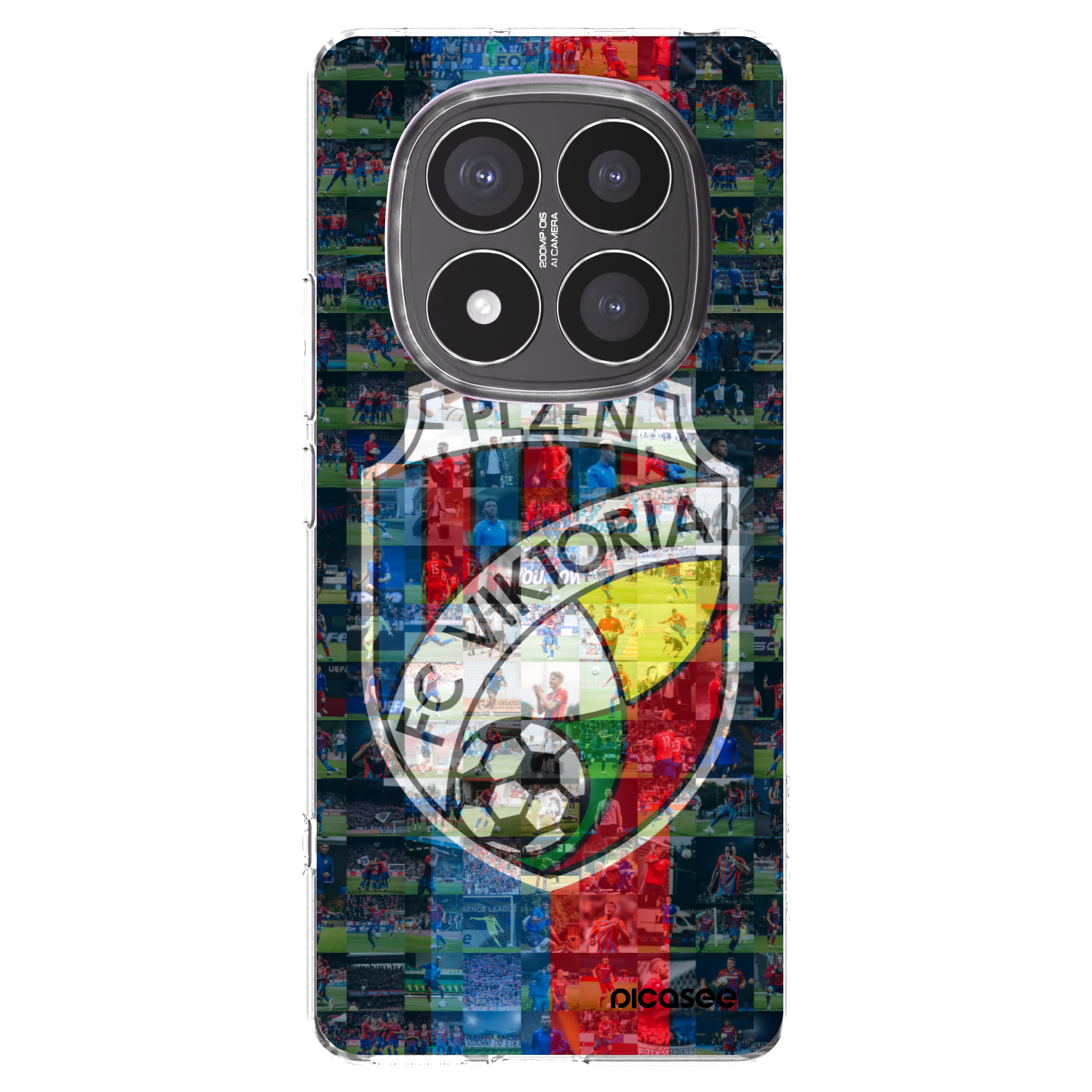 Picasee silikonový průhledný obal pro Xiaomi Redmi Note 14 Pro+ 5G - FC Viktoria Plzeň A