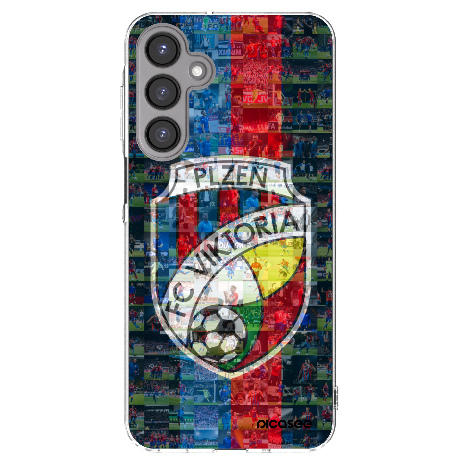Picasee silikonový průhledný obal pro Samsung Galaxy A16 5G - FC Viktoria Plzeň A