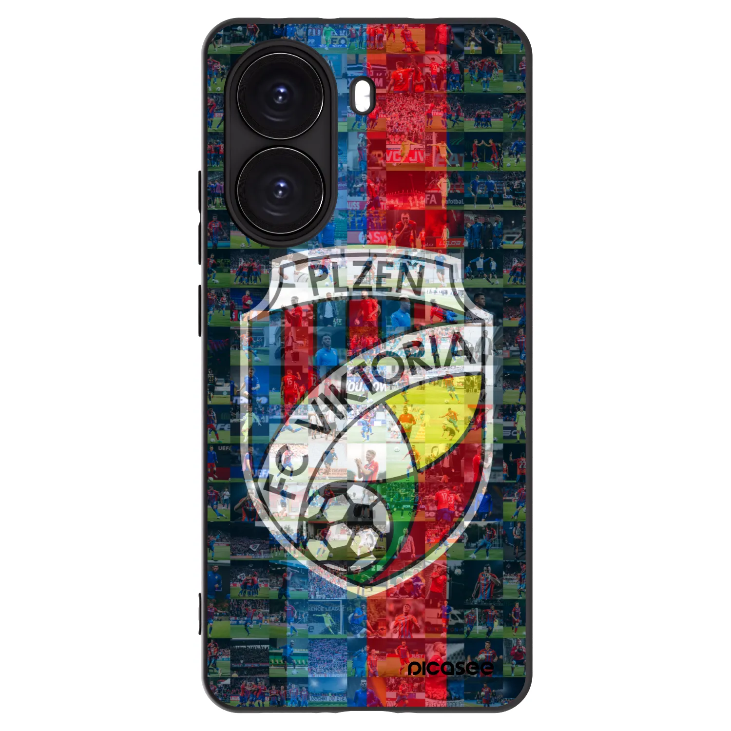 Picasee silikonový černý obal pro Xiaomi Poco X7 Pro 5G - FC Viktoria Plzeň A