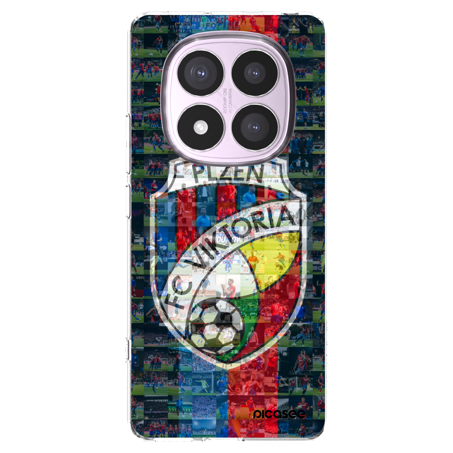 Picasee silikonový průhledný obal pro Xiaomi Redmi Note 14 Pro 4G - FC Viktoria Plzeň A