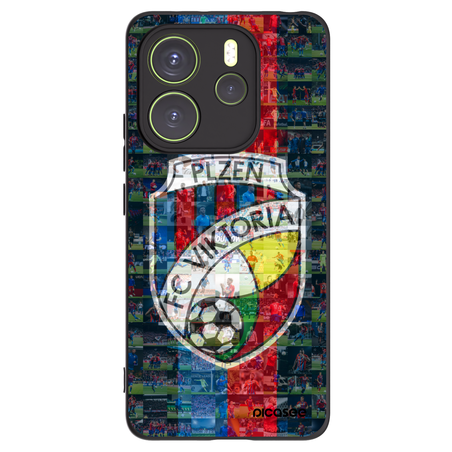 Picasee silikonový černý obal pro Xiaomi Redmi Note 14 4G - FC Viktoria Plzeň A
