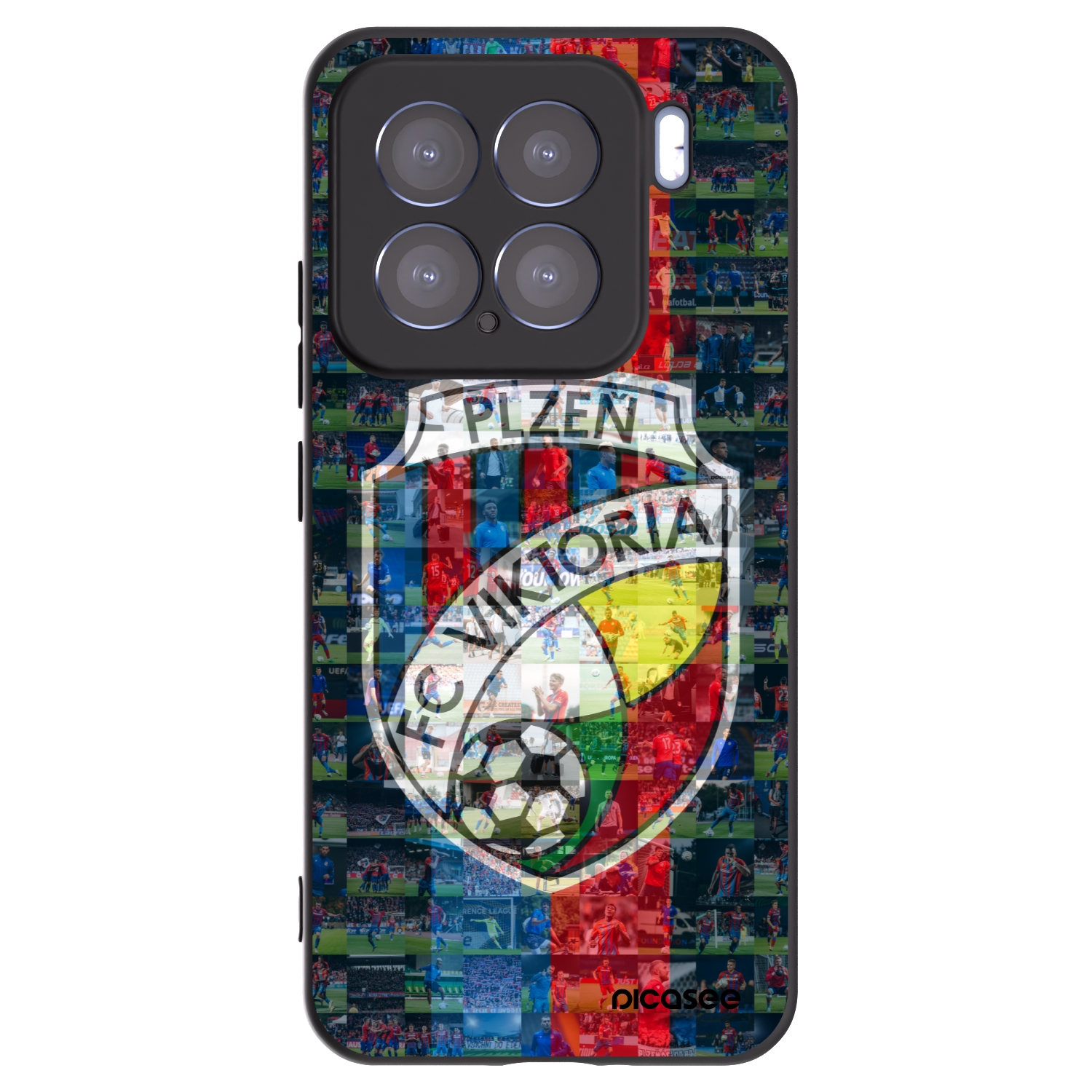 Picasee silikonový černý obal pro Xiaomi 15 - FC Viktoria Plzeň A