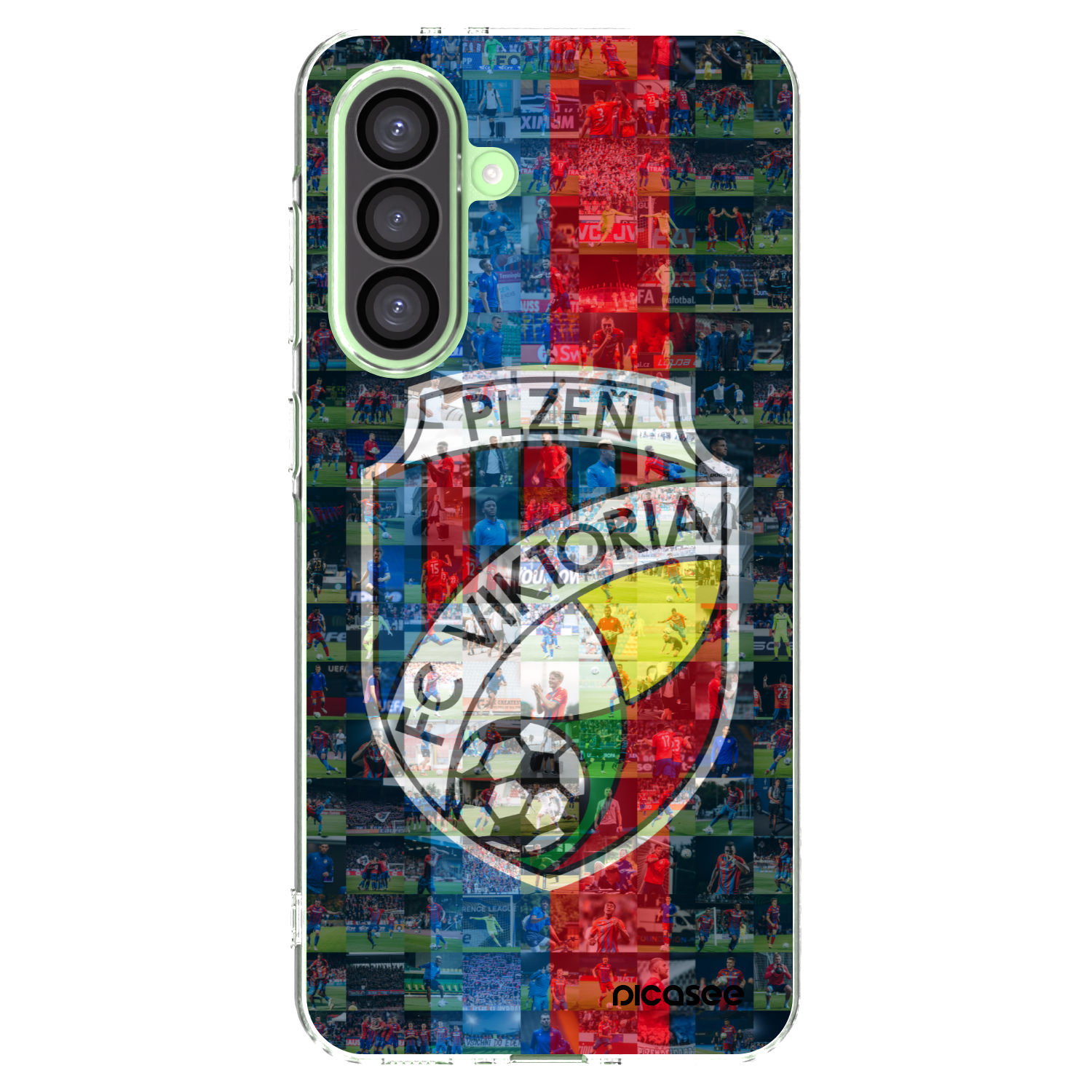 Picasee silikonový průhledný obal pro Samsung Galaxy A26 5G A266B - FC Viktoria Plzeň A