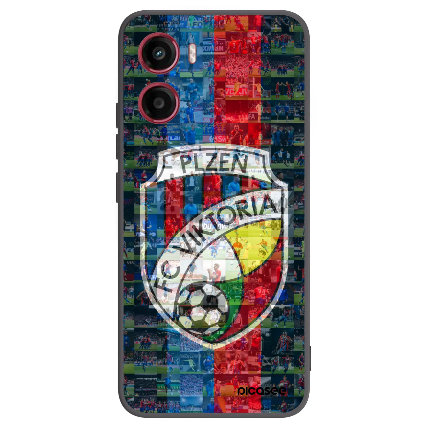 Picasee silikonový černý obal pro Motorola Moto G05 - FC Viktoria Plzeň A