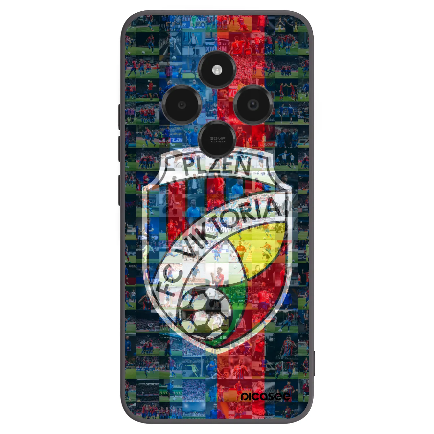 Picasee silikonový černý obal pro Xiaomi Poco C75 - FC Viktoria Plzeň A