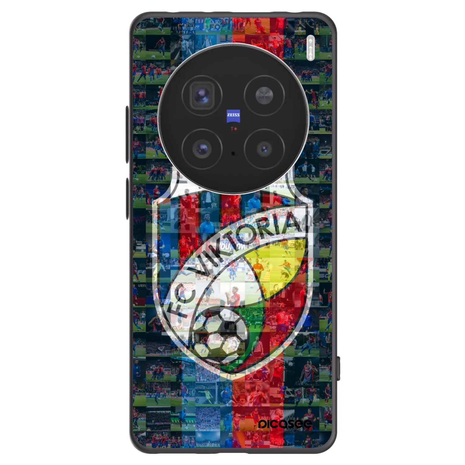 Picasee silikonový černý obal pro Vivo X200 Pro - FC Viktoria Plzeň A