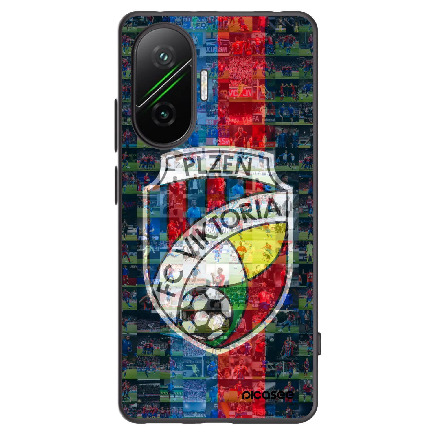 Picasee silikonový černý obal pro Xiaomi Poco F7 Pro 5G - FC Viktoria Plzeň A