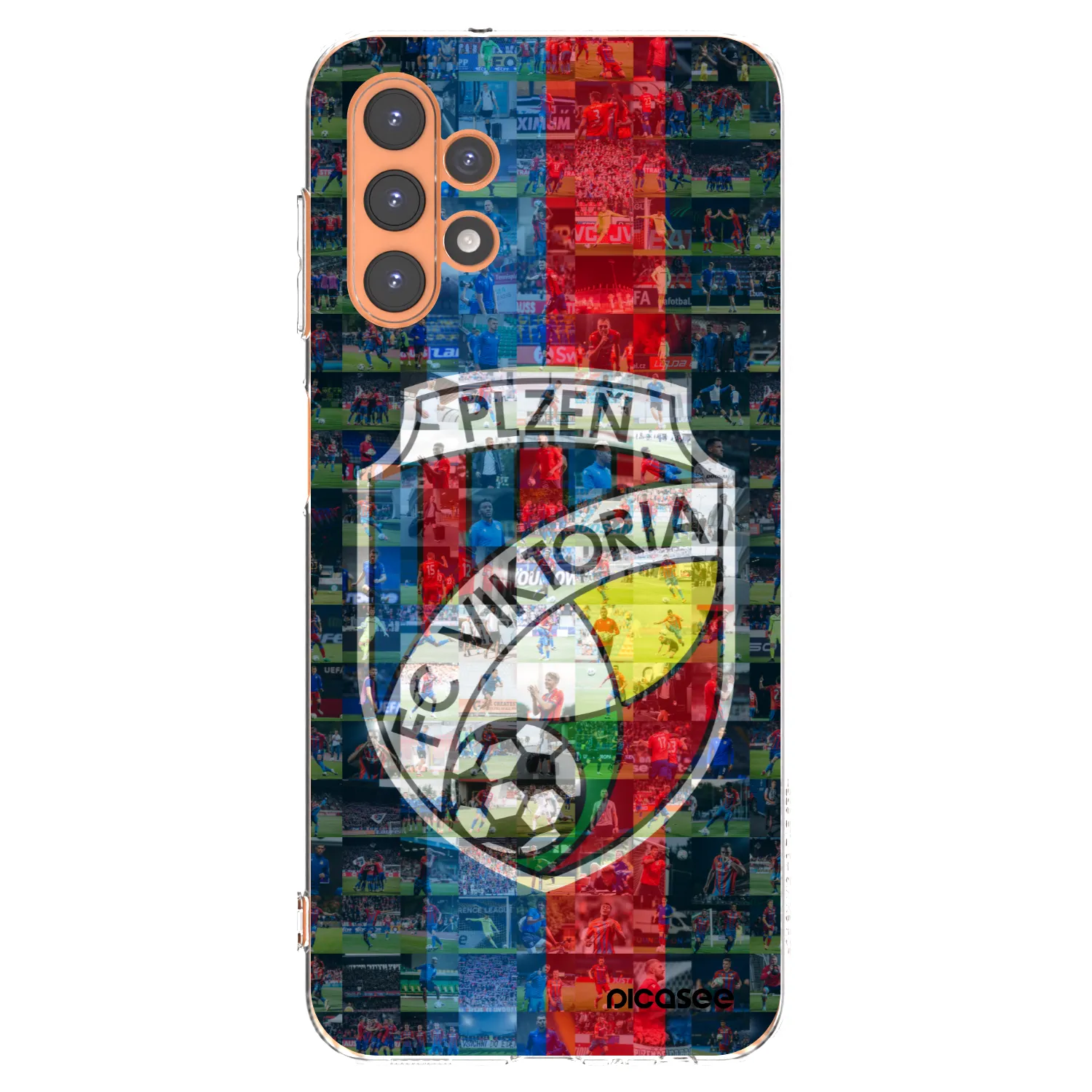 Picasee silikonový průhledný obal pro Samsung Galaxy A13 5G - FC Viktoria Plzeň A