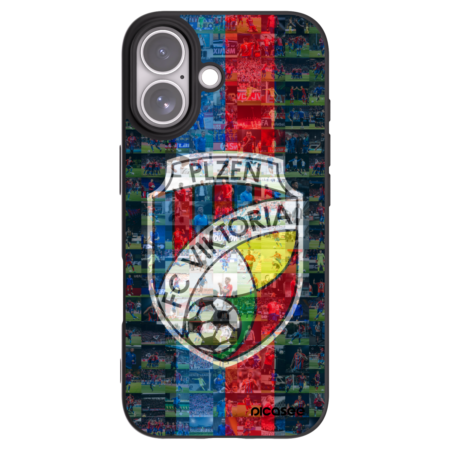 Picasee silikonový černý obal pro Apple iPhone 17 - FC Viktoria Plzeň A