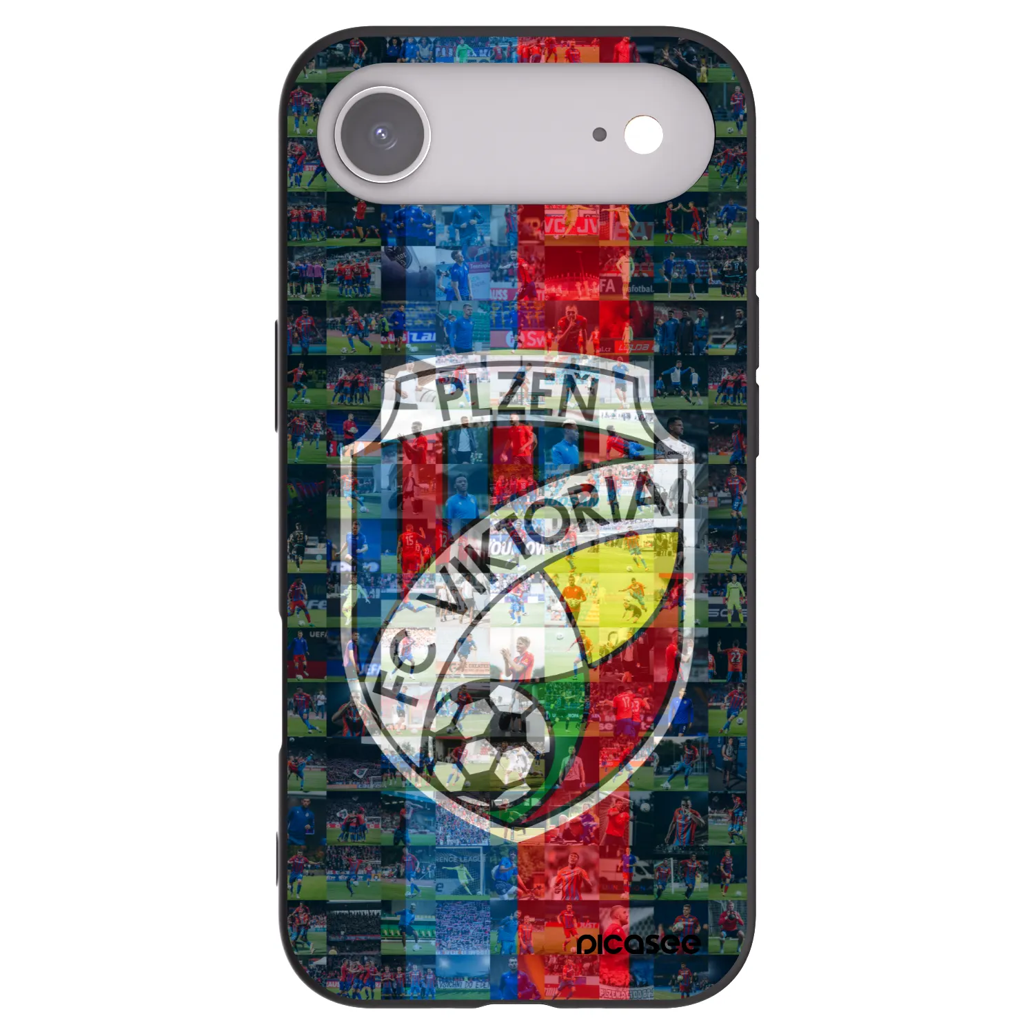 Picasee silikonový černý obal pro Apple iPhone Air - FC Viktoria Plzeň A