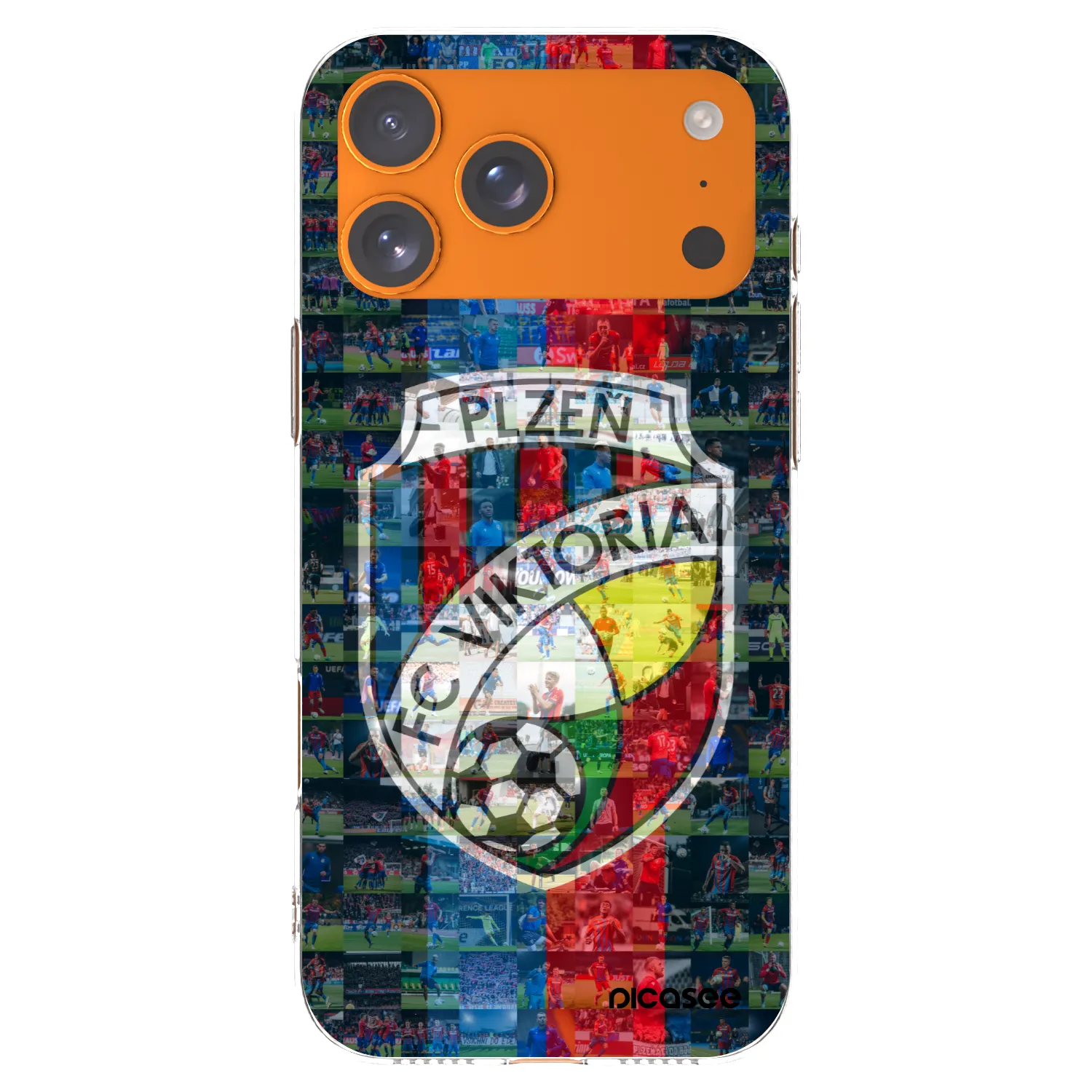 Picasee silikonový průhledný obal pro Apple iPhone 17 Pro Max - FC Viktoria Plzeň A
