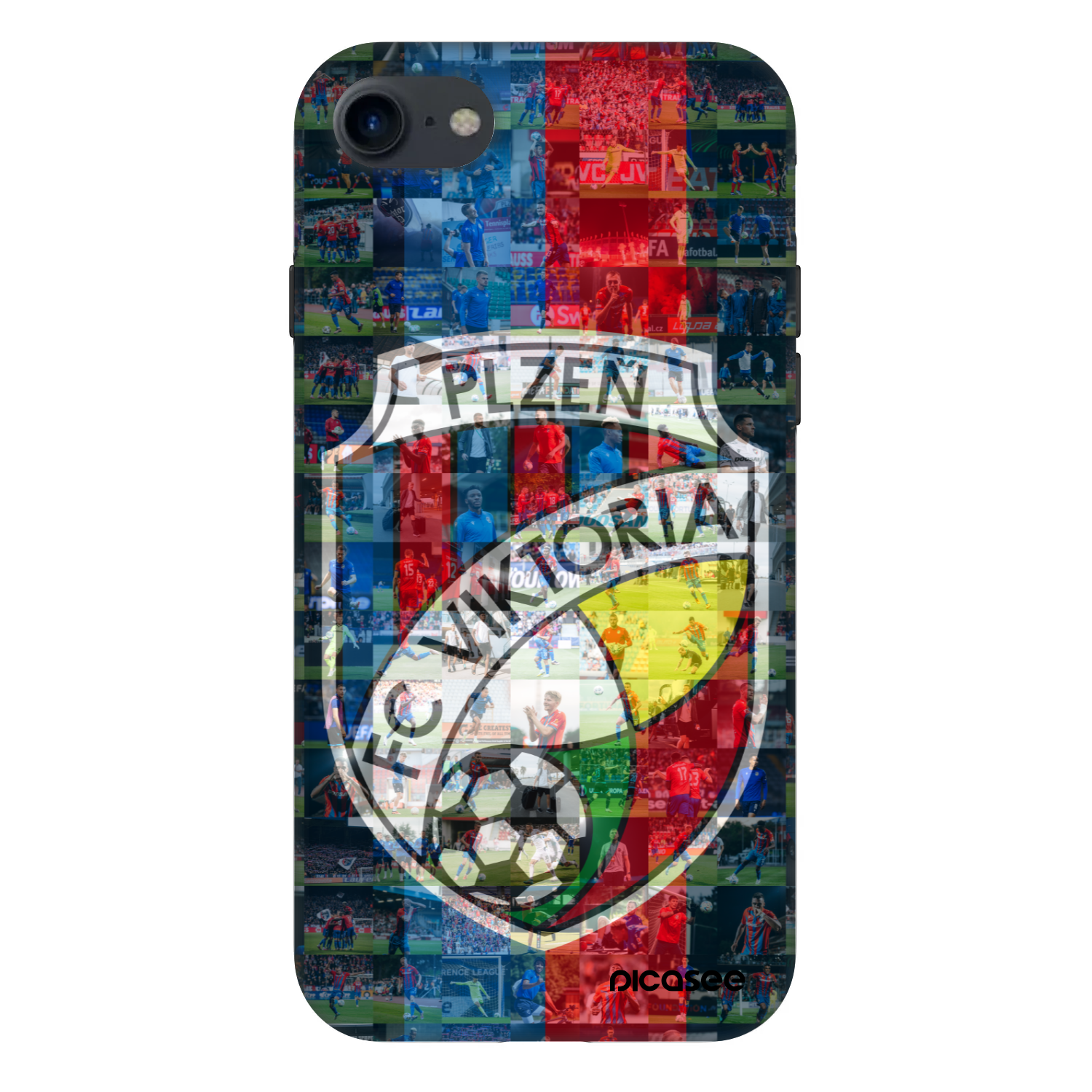 Picasee Fashion Case pro Apple iPhone SE 2020 - FC Viktoria Plzeň A