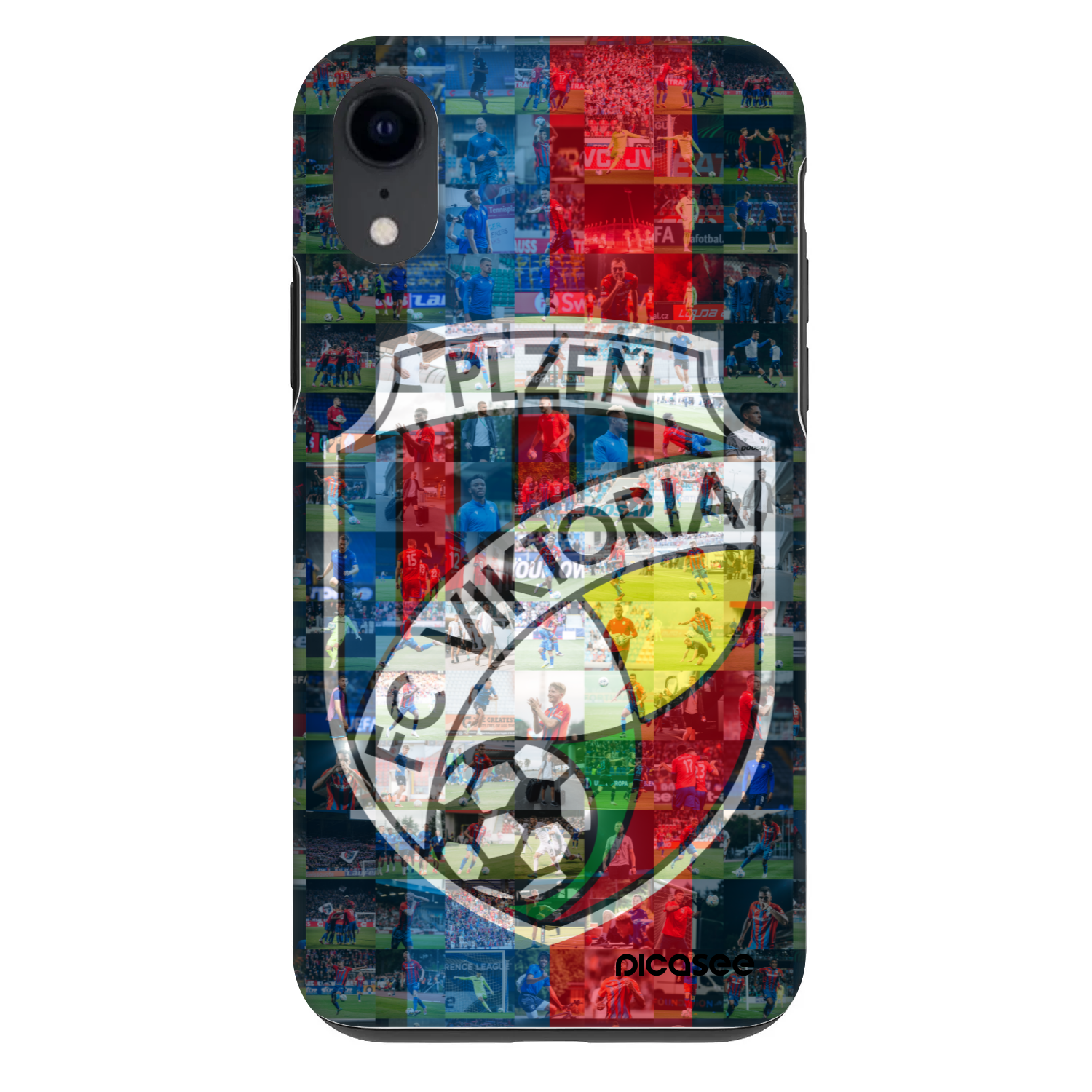 Picasee Fashion Case pro Apple iPhone XR - FC Viktoria Plzeň A