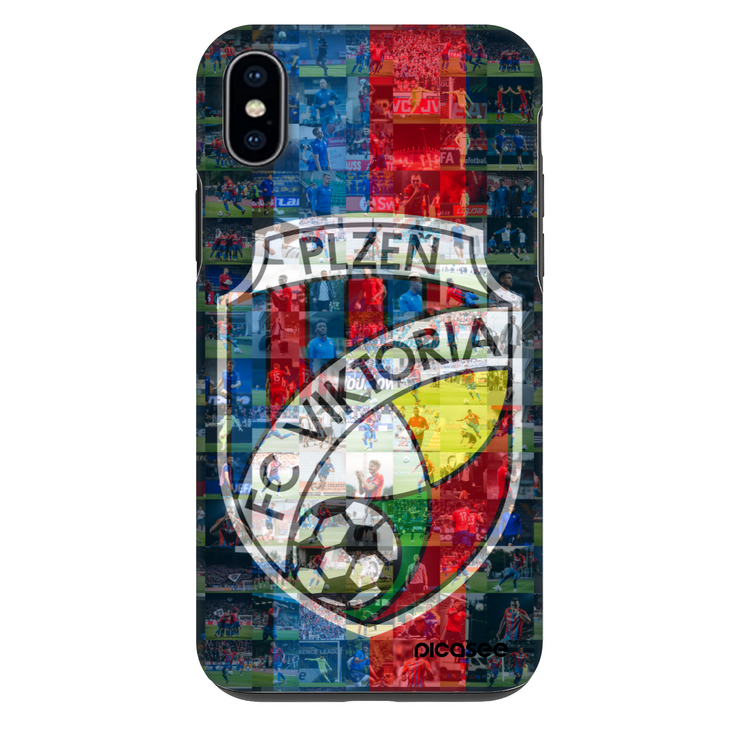 Picasee Fashion Case pro Apple iPhone XS Max - FC Viktoria Plzeň A