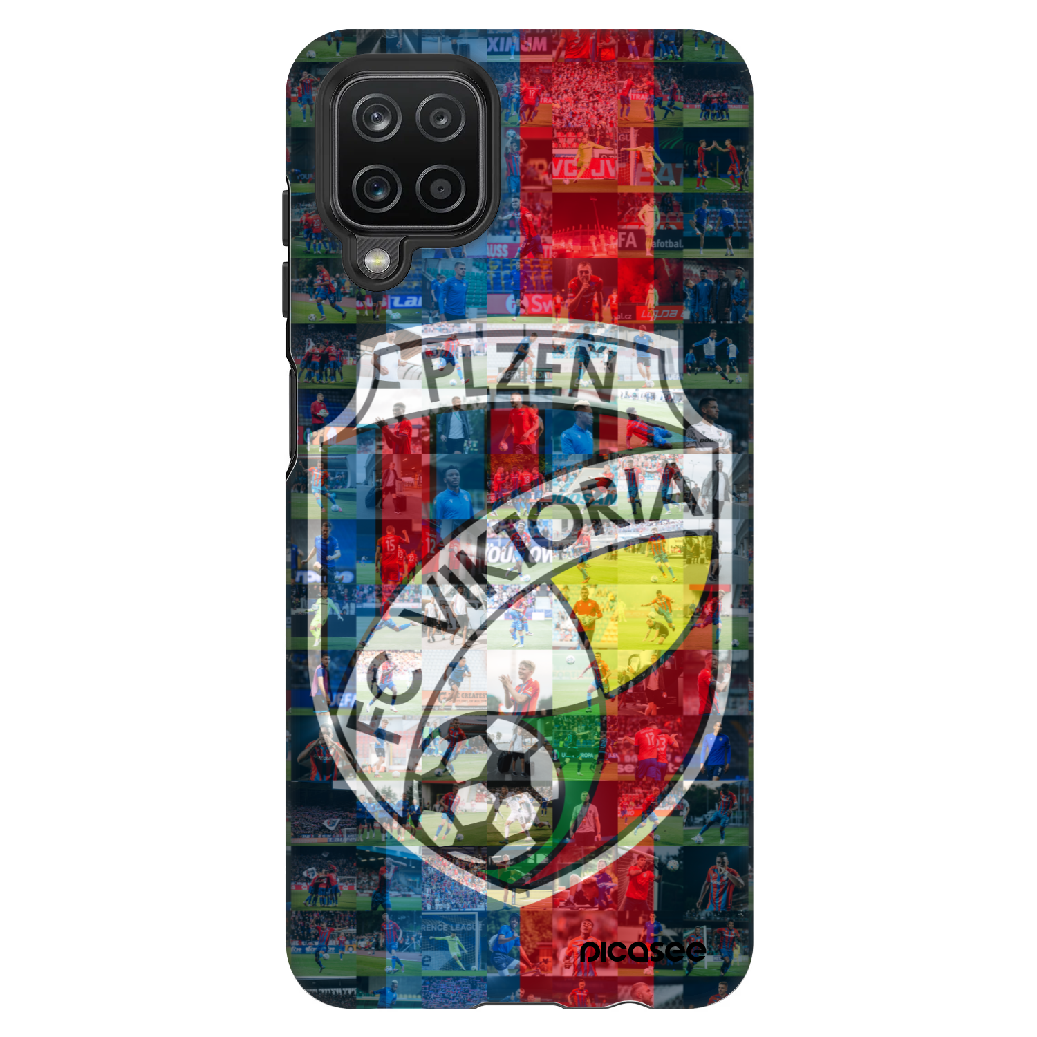 Picasee Fashion Case pro Samsung Galaxy A12 A125F - FC Viktoria Plzeň A